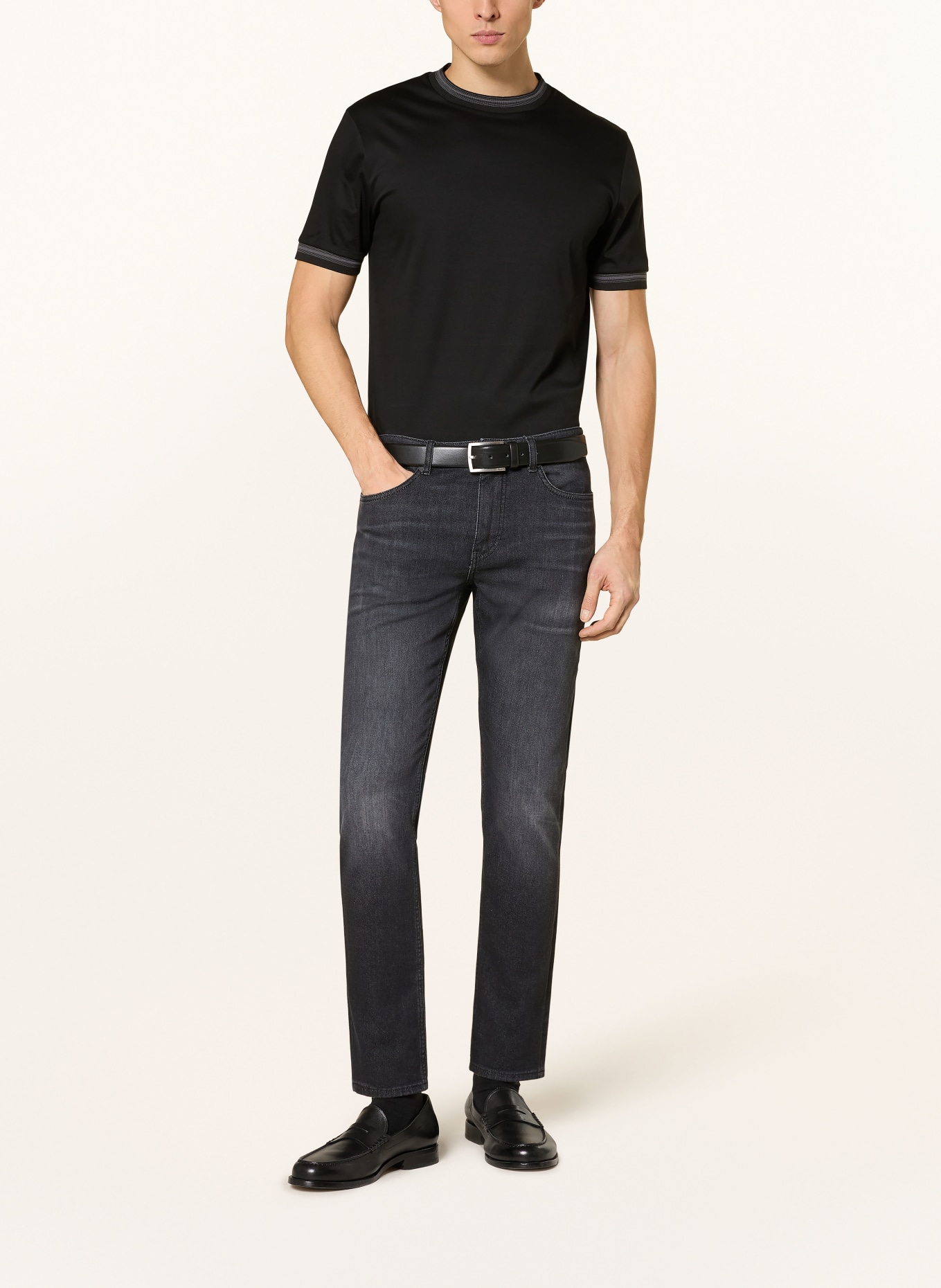 BOSS T-Shirt TESSLER: SCHWARZ