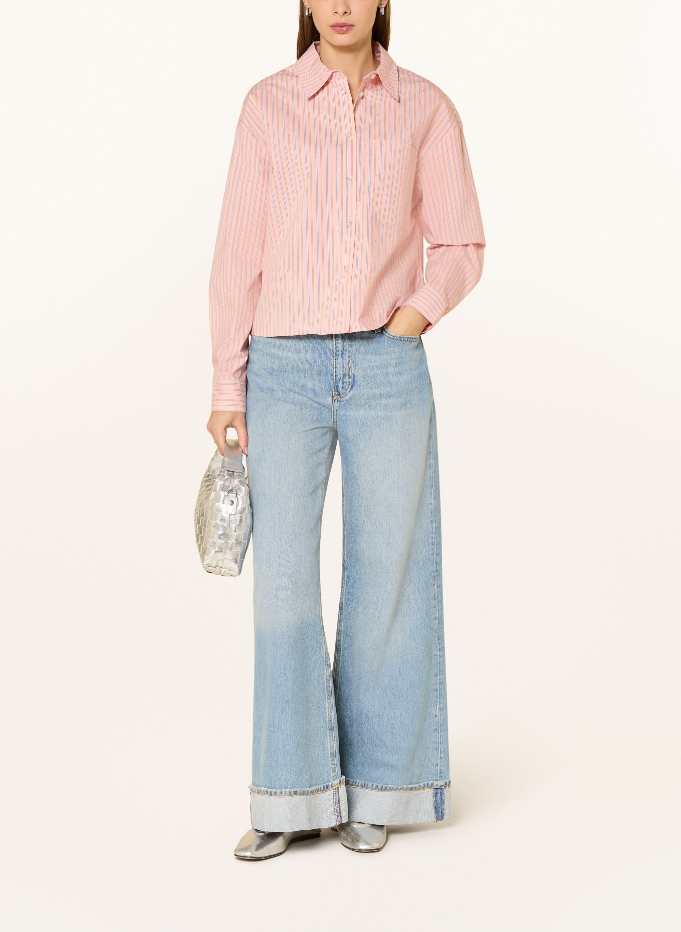 darling harbour Košile s ozdobnými kameny: APRICOT