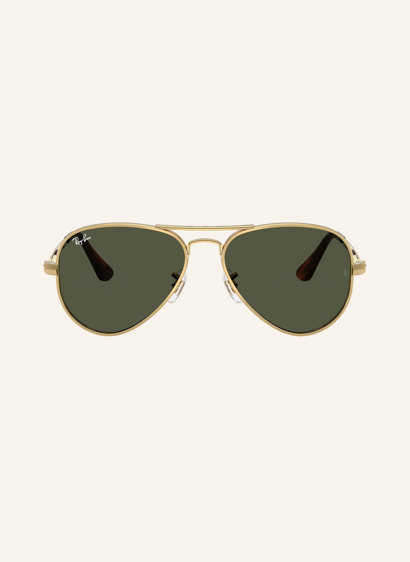 Ray-Ban Sonnenbrille RB3925: GOLD/ GRÜN