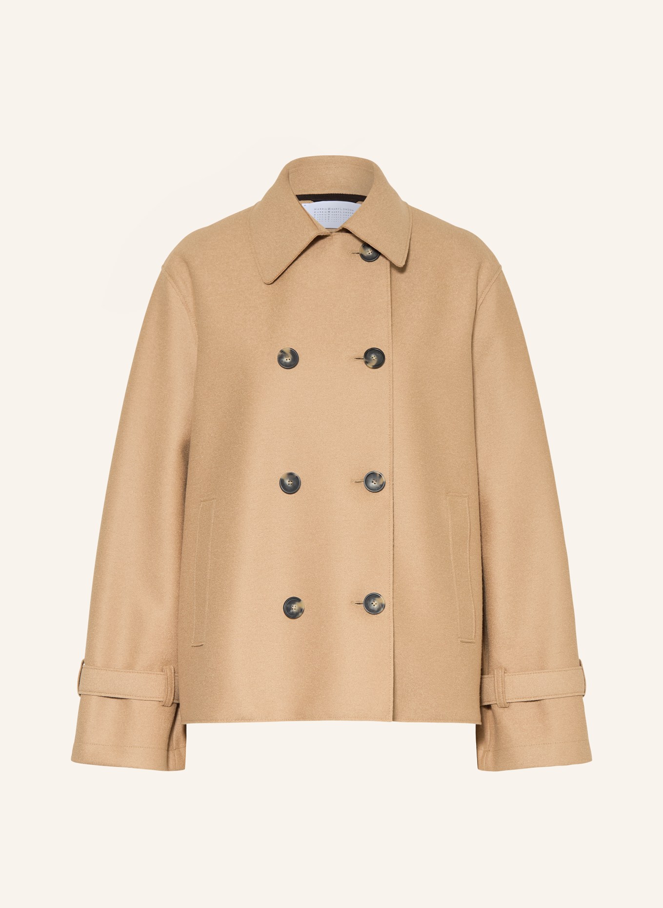 HARRIS WHARF LONDON Cabanjacke: CAMEL