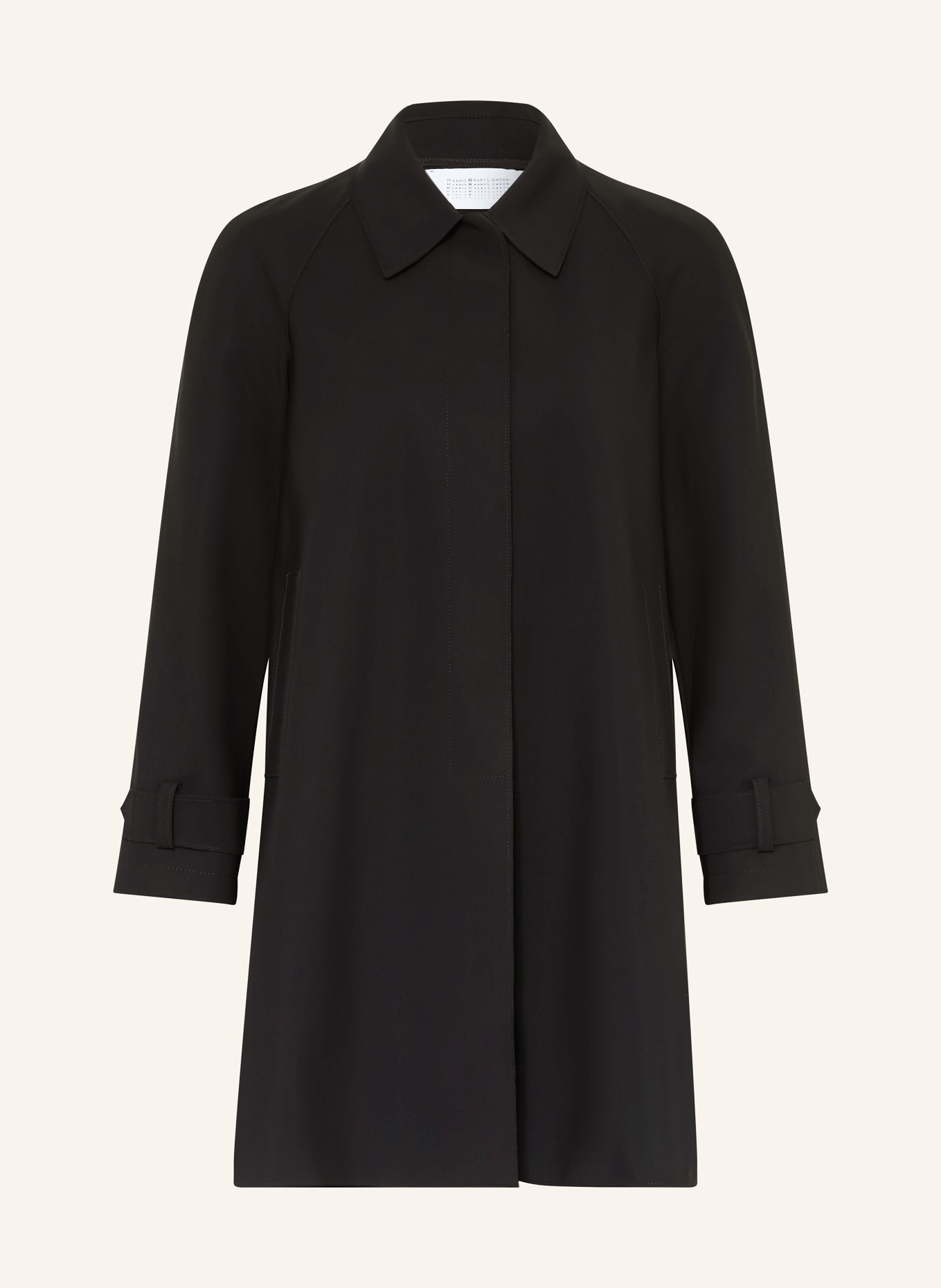 HARRIS WHARF LONDON płaszcz: GRANATOWY