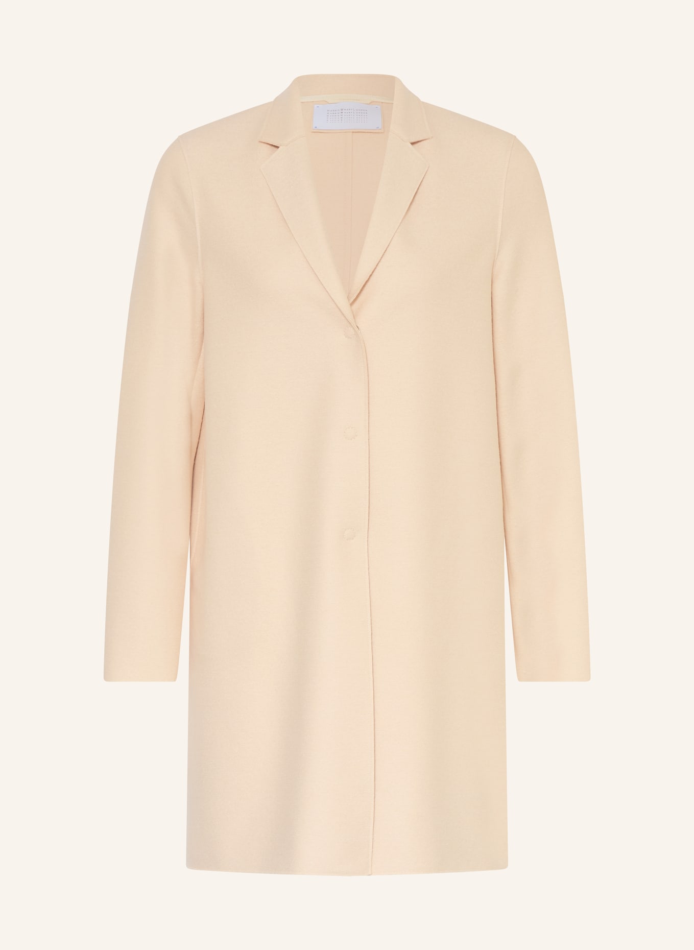 HARRIS WHARF LONDON Wollmantel: BEIGE