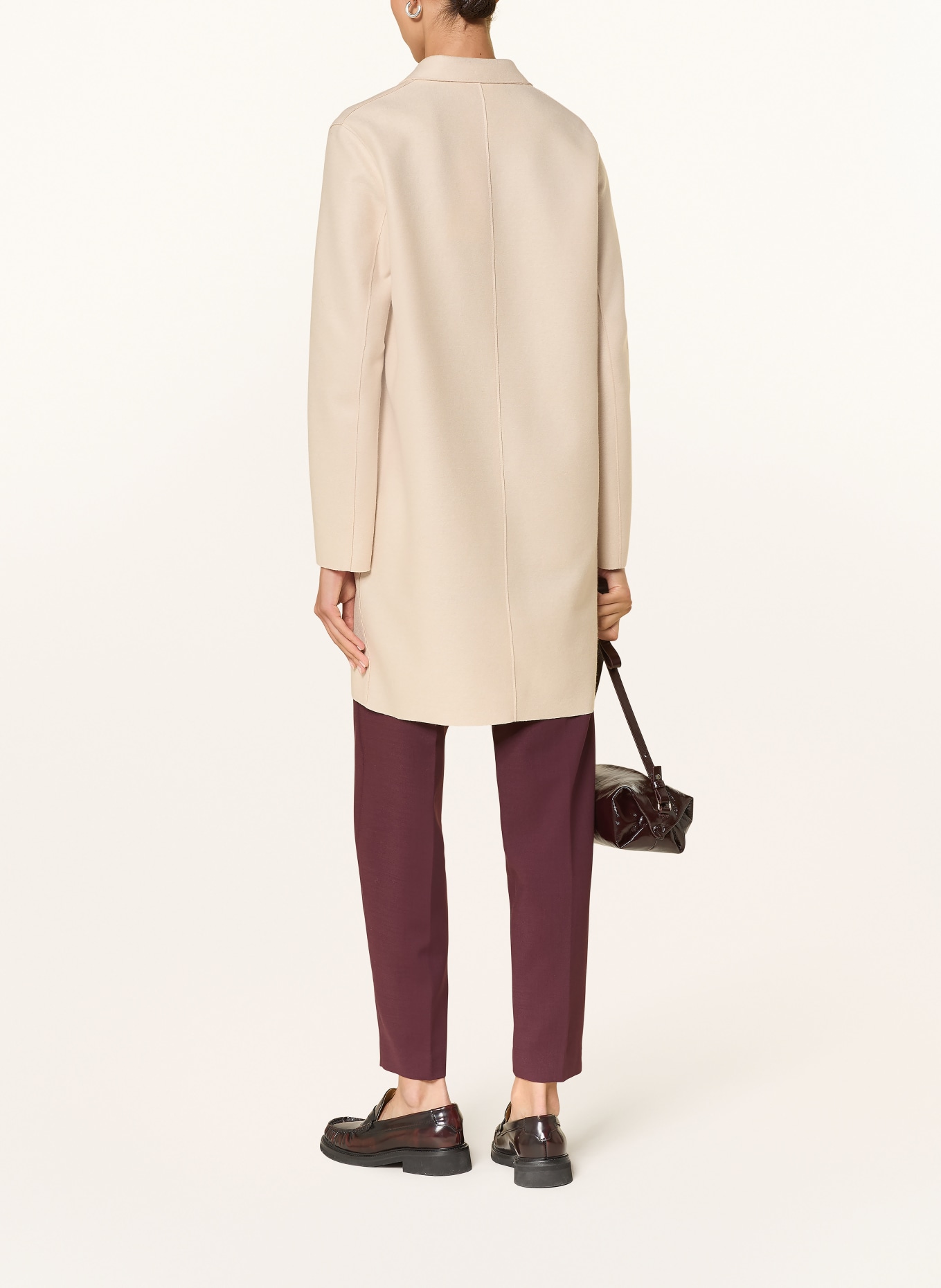 HARRIS WHARF LONDON Wollmantel: BEIGE