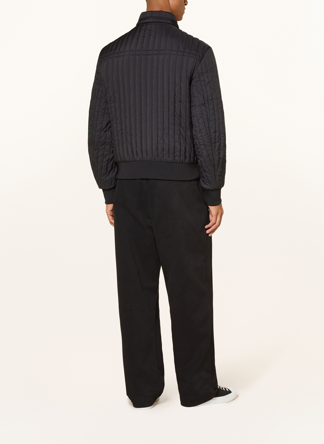 FRED PERRY Steppjacke: SCHWARZ