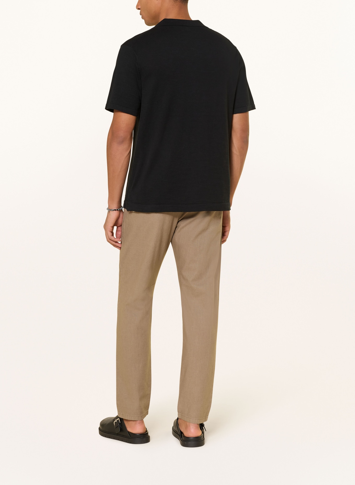 PAUL Resortová košile Comfort Fit: ČERNÁ