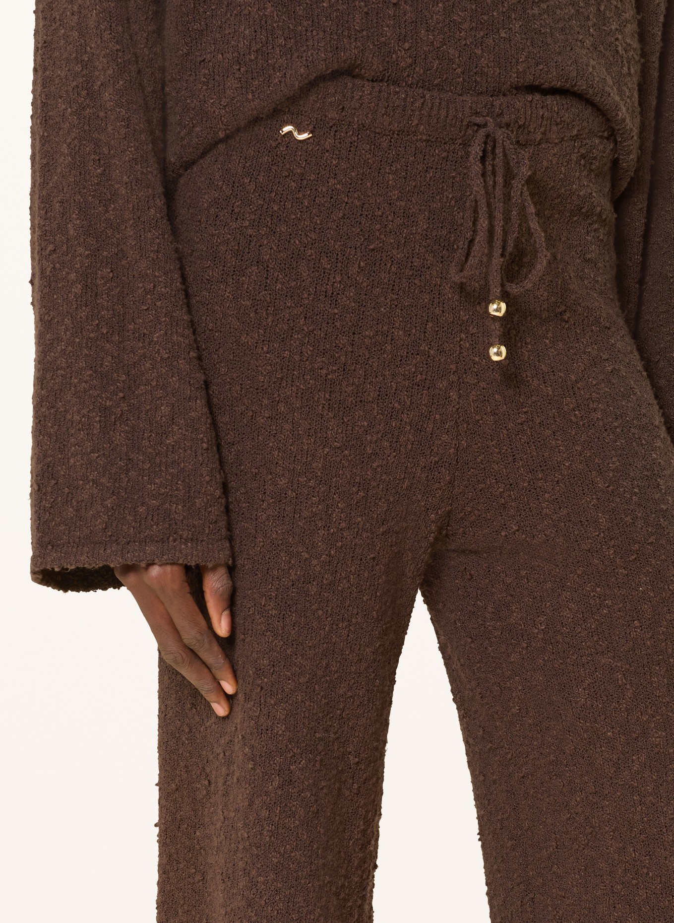 LEZU Strickhose TILDA: DUNKELBRAUN