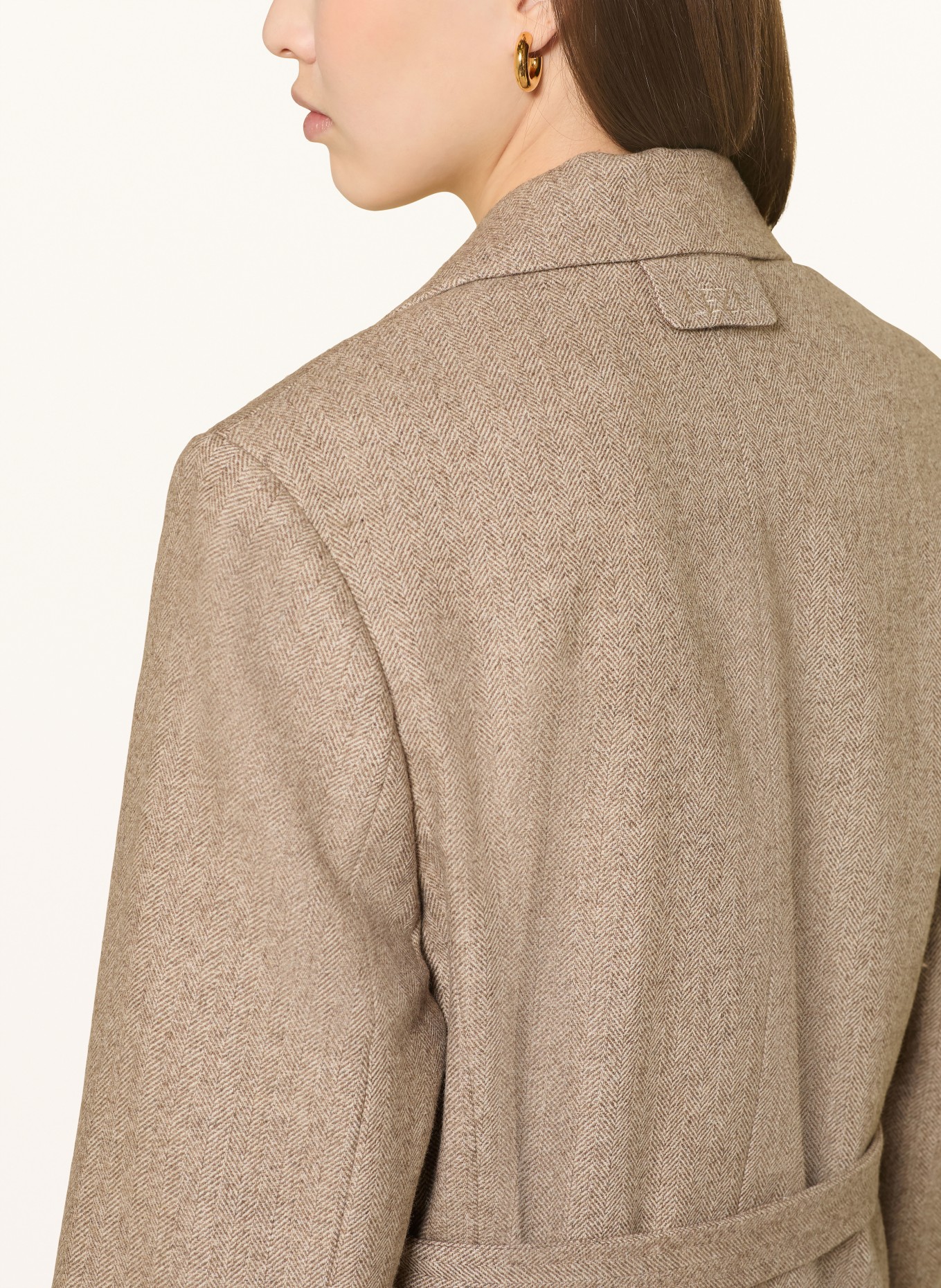 LEZU Blazer MALOU: BEIGE / WEISS