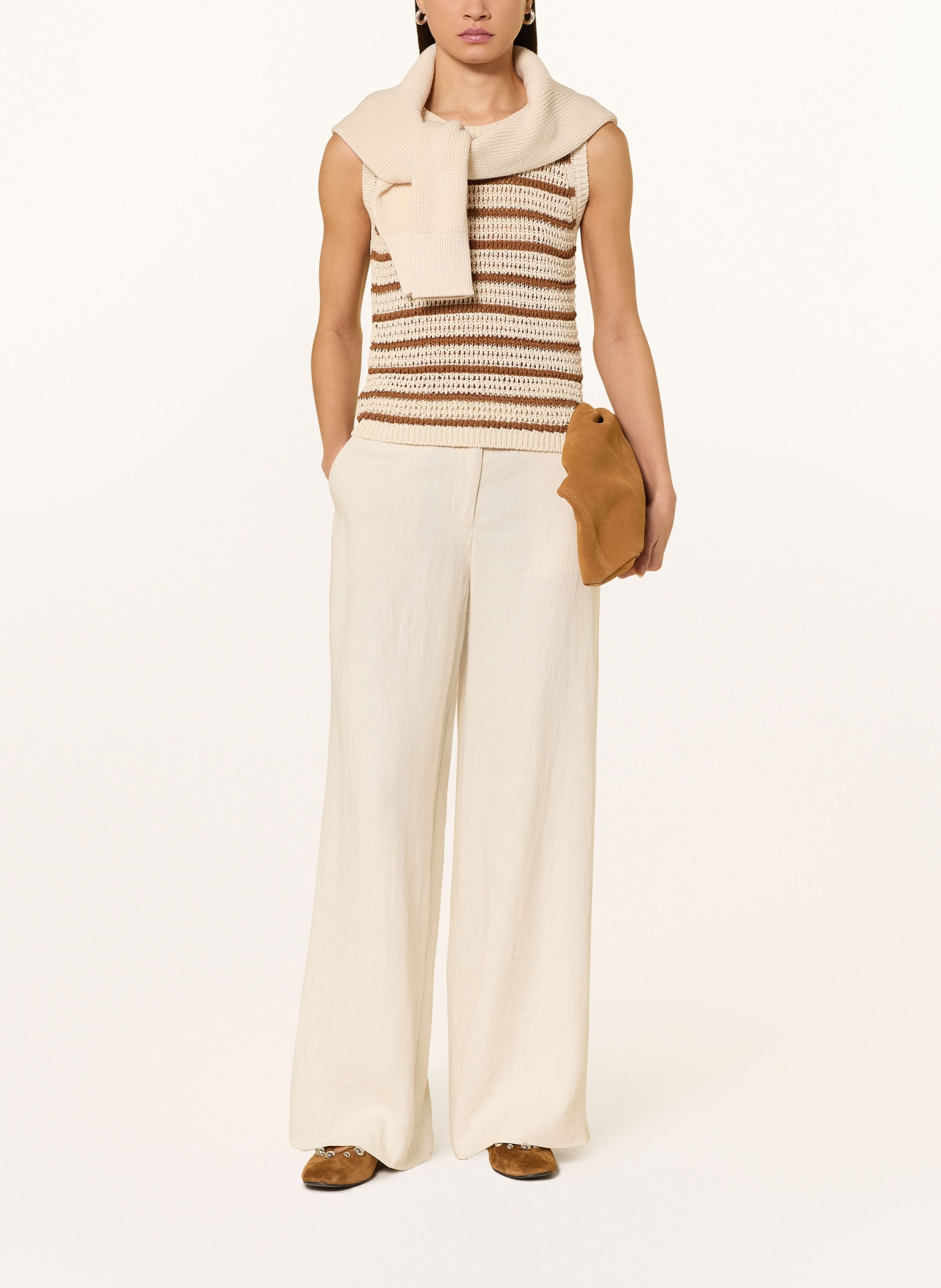 darling harbour Stricktop: creme / caramel