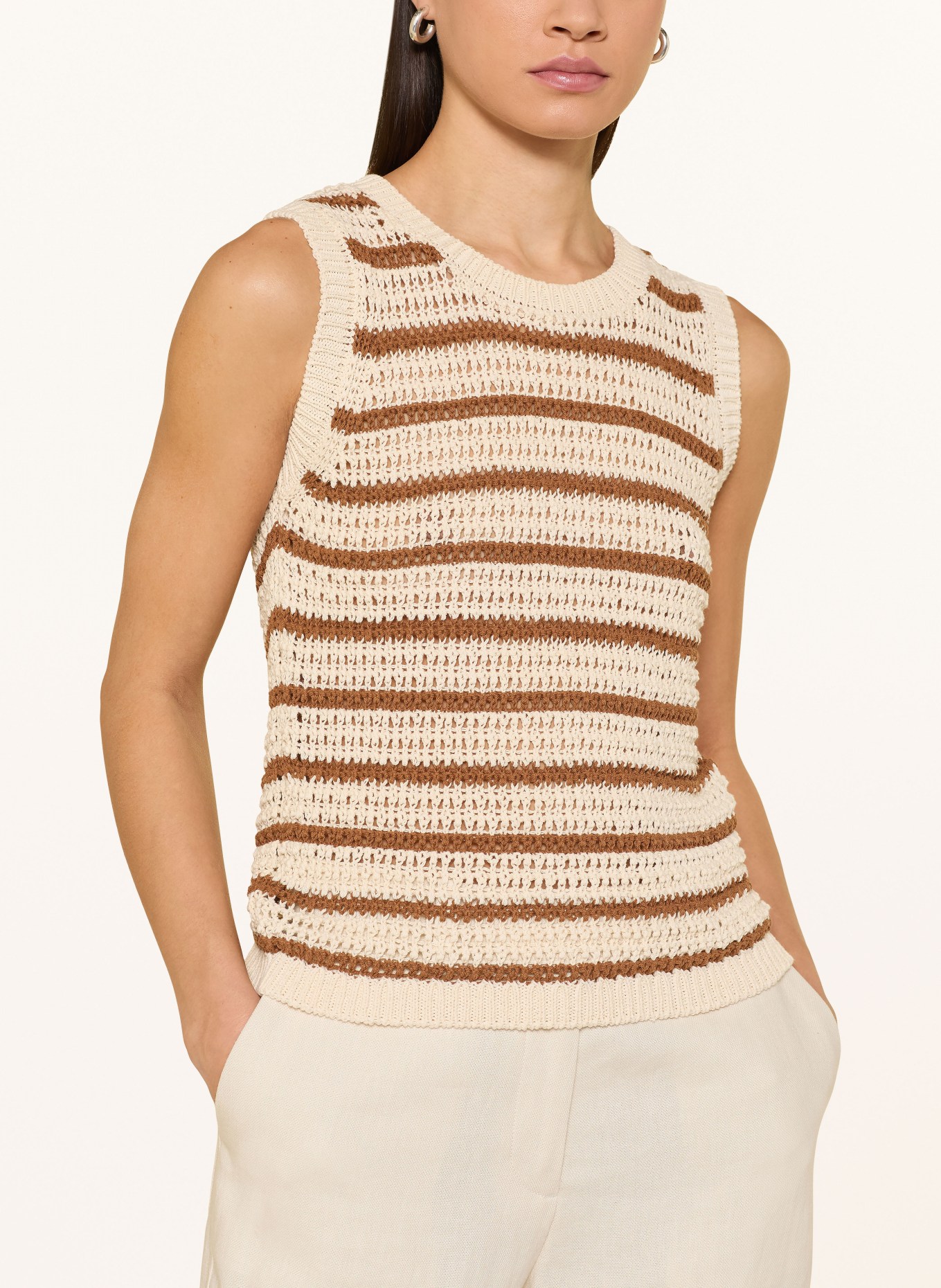 darling harbour Stricktop: creme / caramel