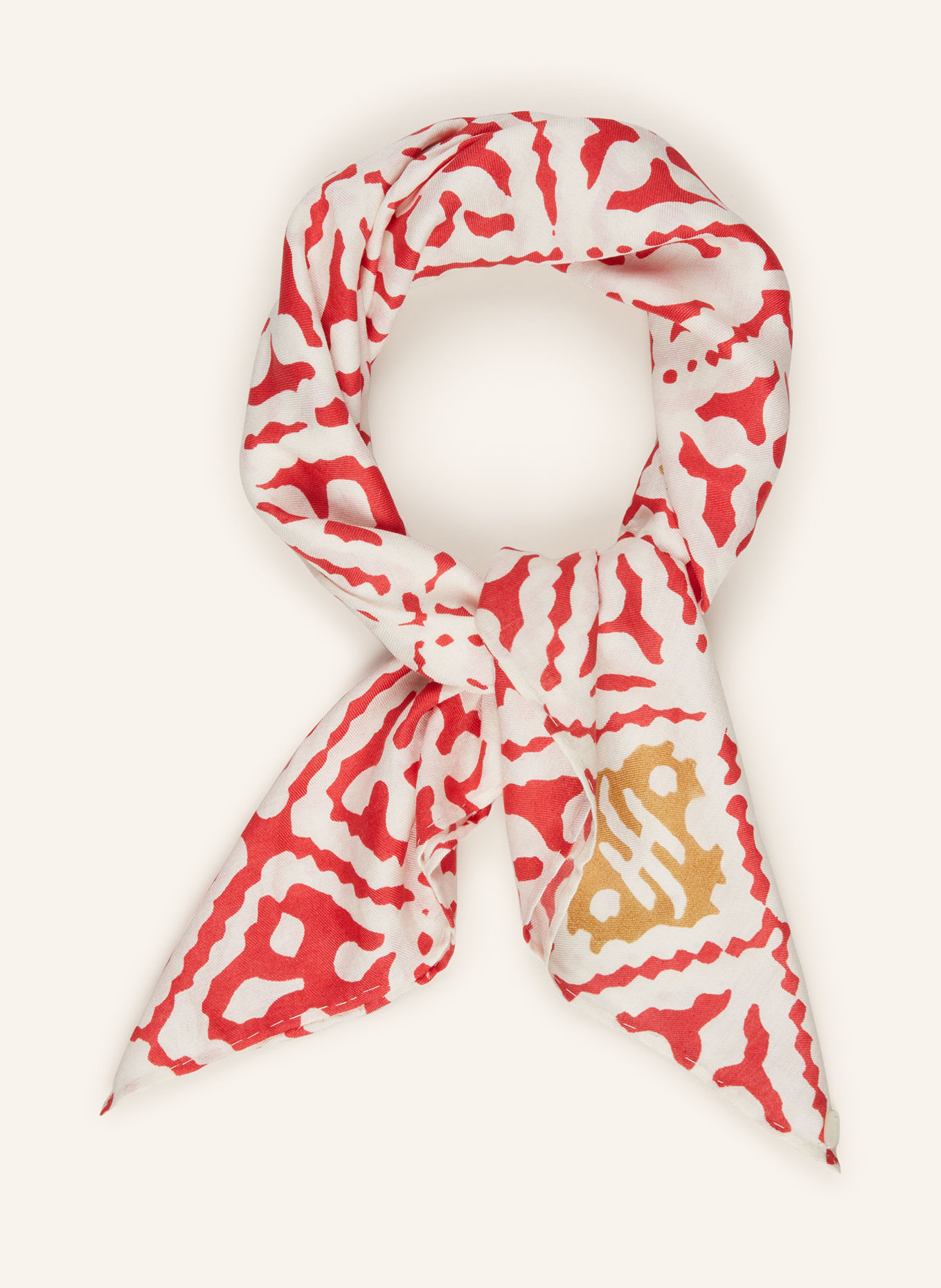 friendly hunting Seidentuch EYES OF MARAKECH: WEISS / ROT