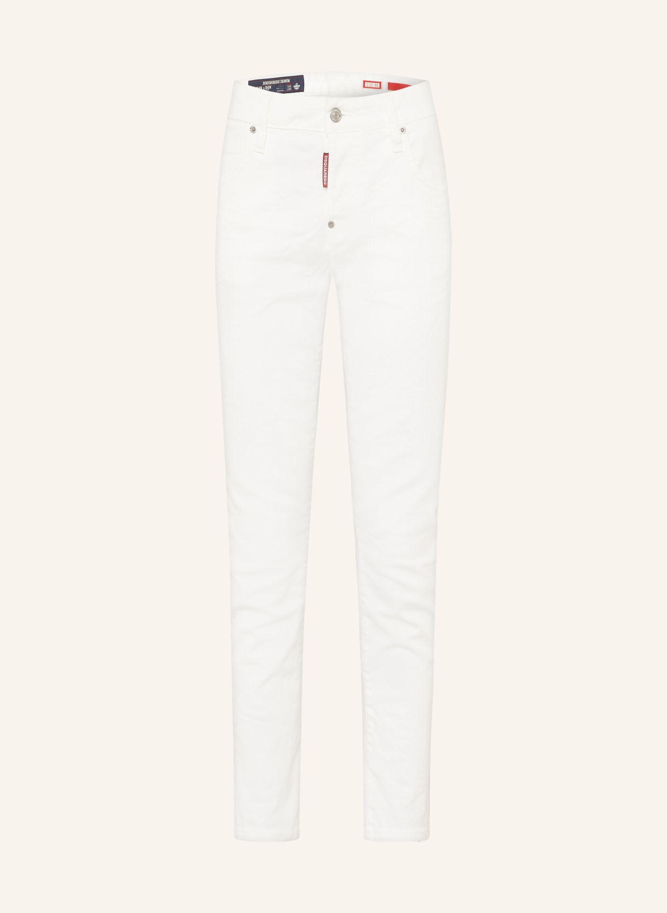 DSQUARED2 Cropped jeans TEDDY: 100 WHITE