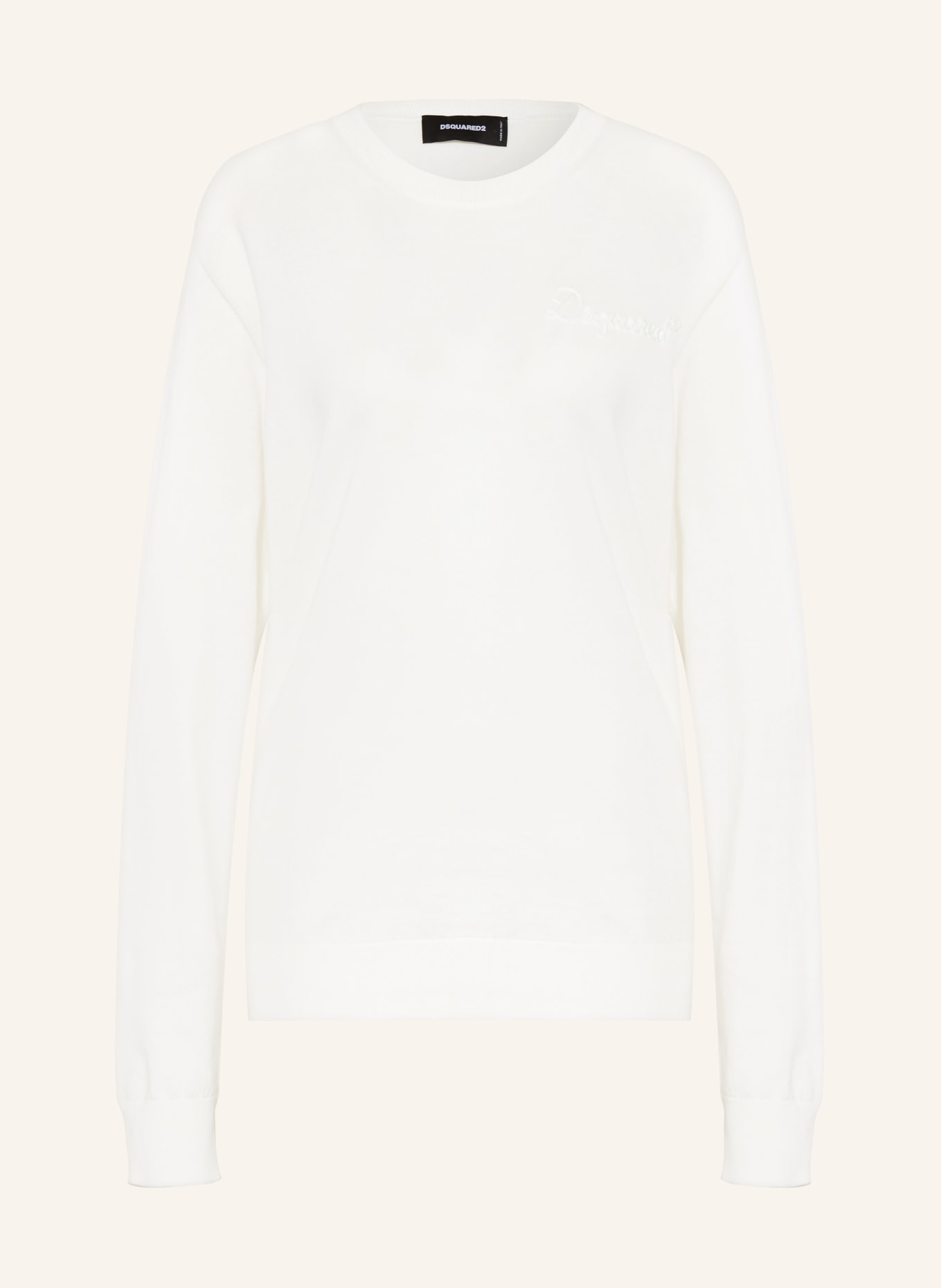 DSQUARED2 Pullover: WEISS