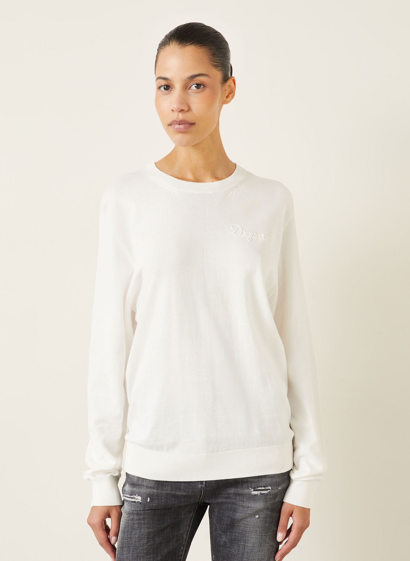 DSQUARED2 Pullover: WEISS