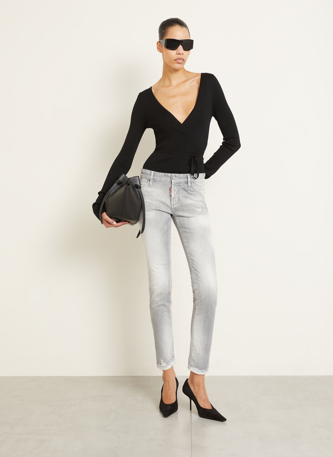 DSQUARED2 Skinny Jeans: 852 GREY