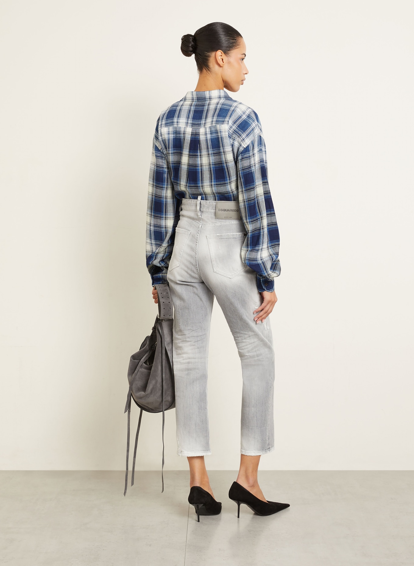 DSQUARED2 Destroyed Jeans BOSTON: 852 GREY