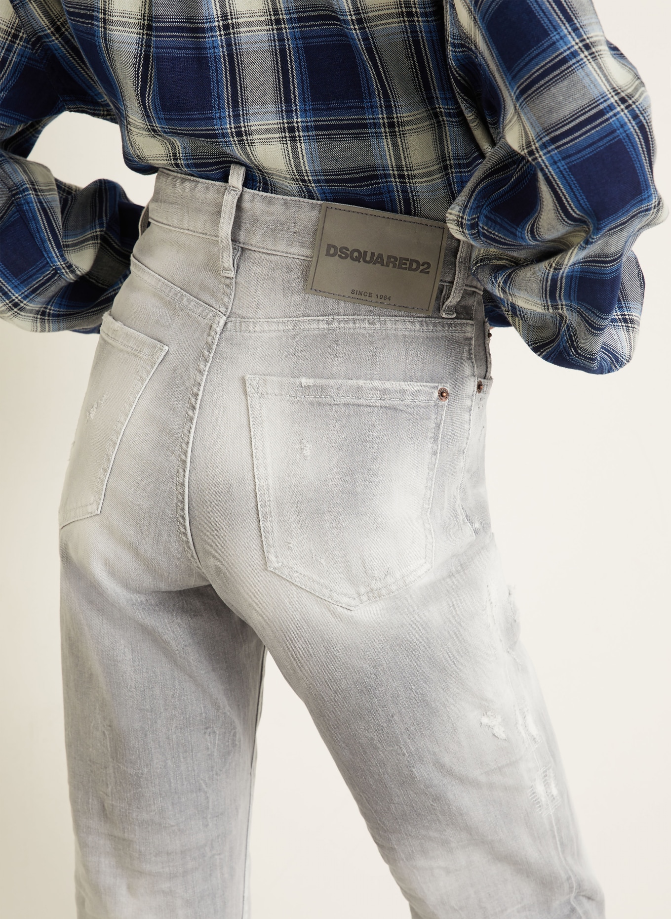 DSQUARED2 Destroyed Jeans BOSTON: 852 GREY