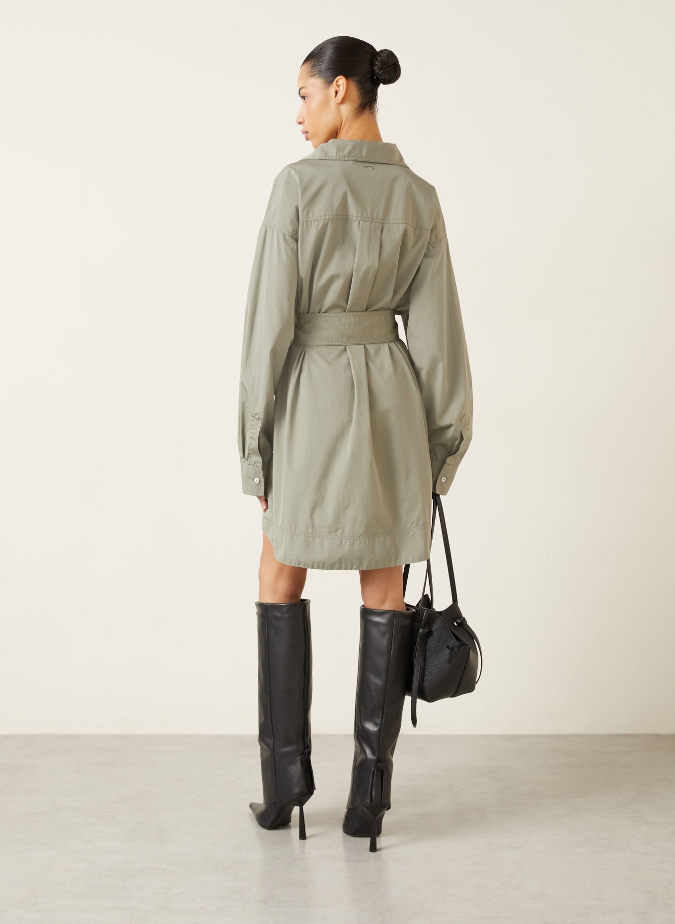 DSQUARED2 Hemdblusenkleid: OLIV