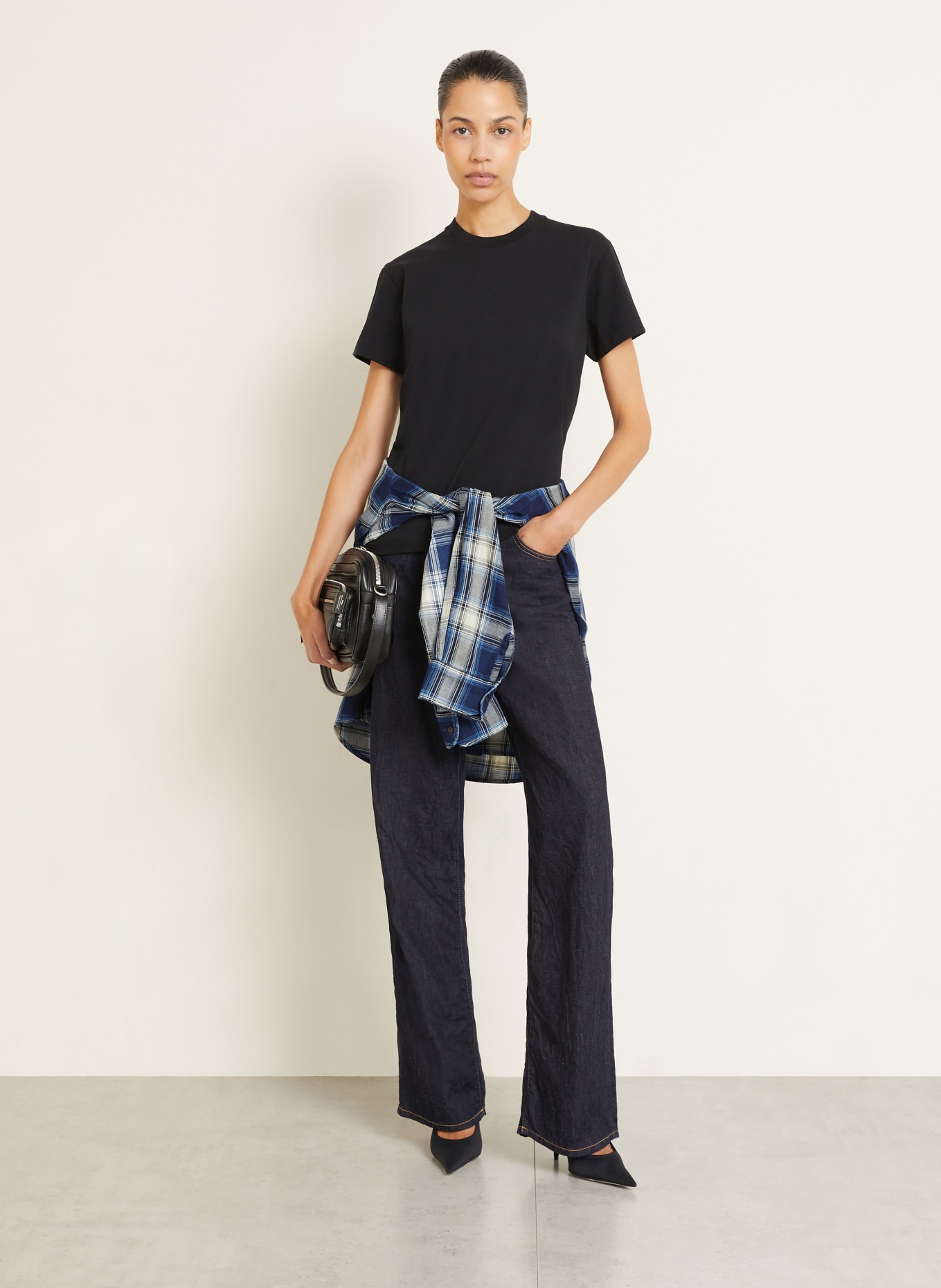 DSQUARED2 T-Shirt SIGNATURE JUST RIGHT FIT: SCHWARZ