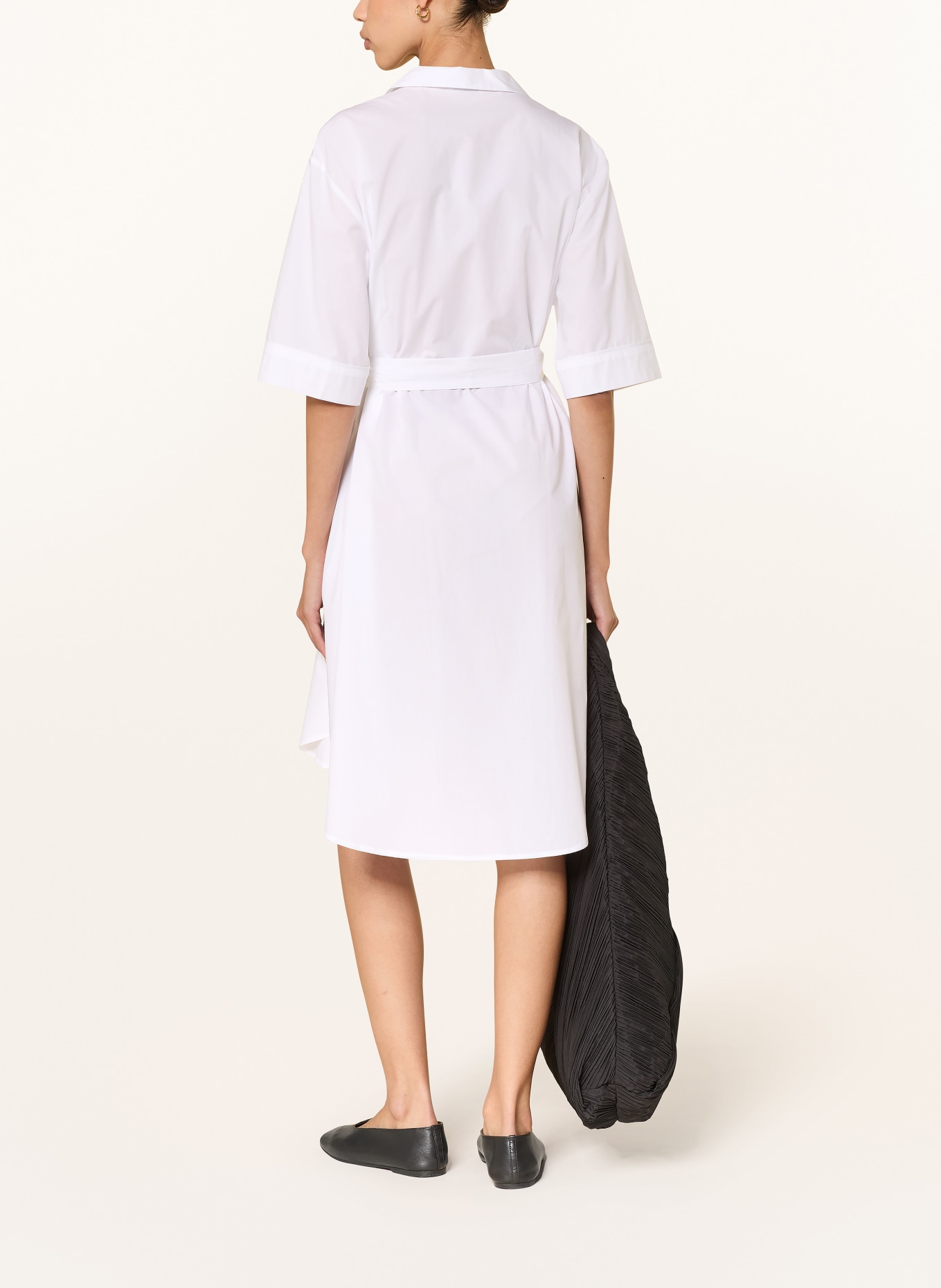 lilienfels Hemdblusenkleid: WEISS