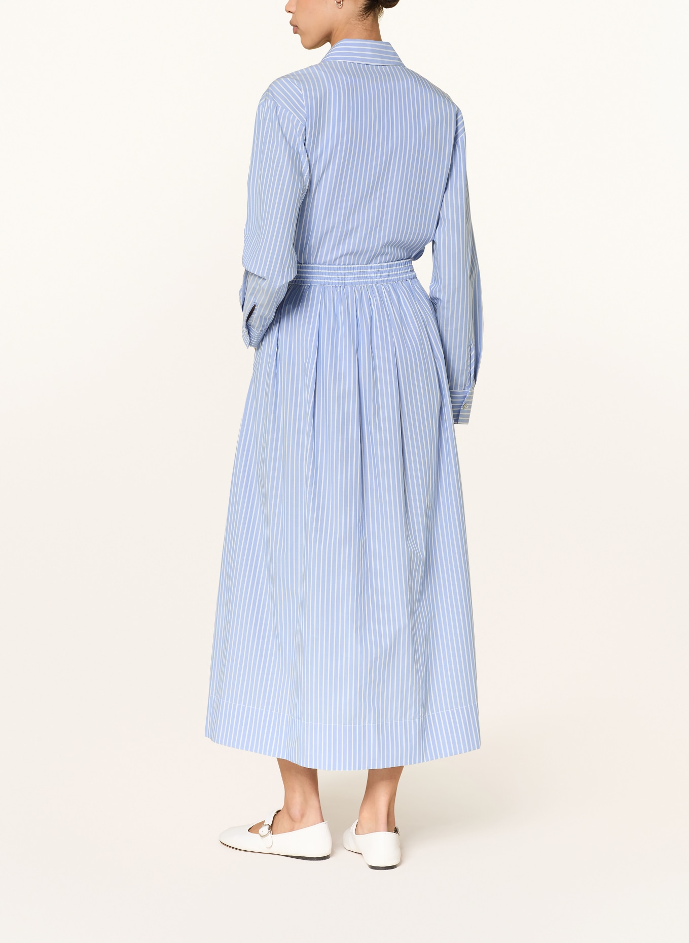 lilienfels Hemdbluse: HELLBLAU / WEISS