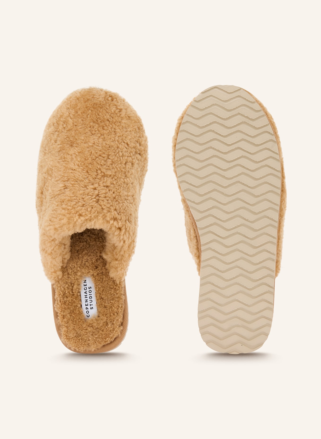 COPENHAGEN STUDIOS Hausschuhe CPH881: HELLBRAUN