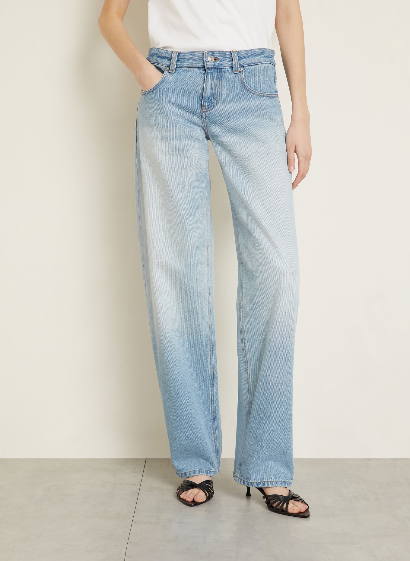 VICTORIA BECKHAM Straight Jeans HARPER: 8803 Heritage Blue