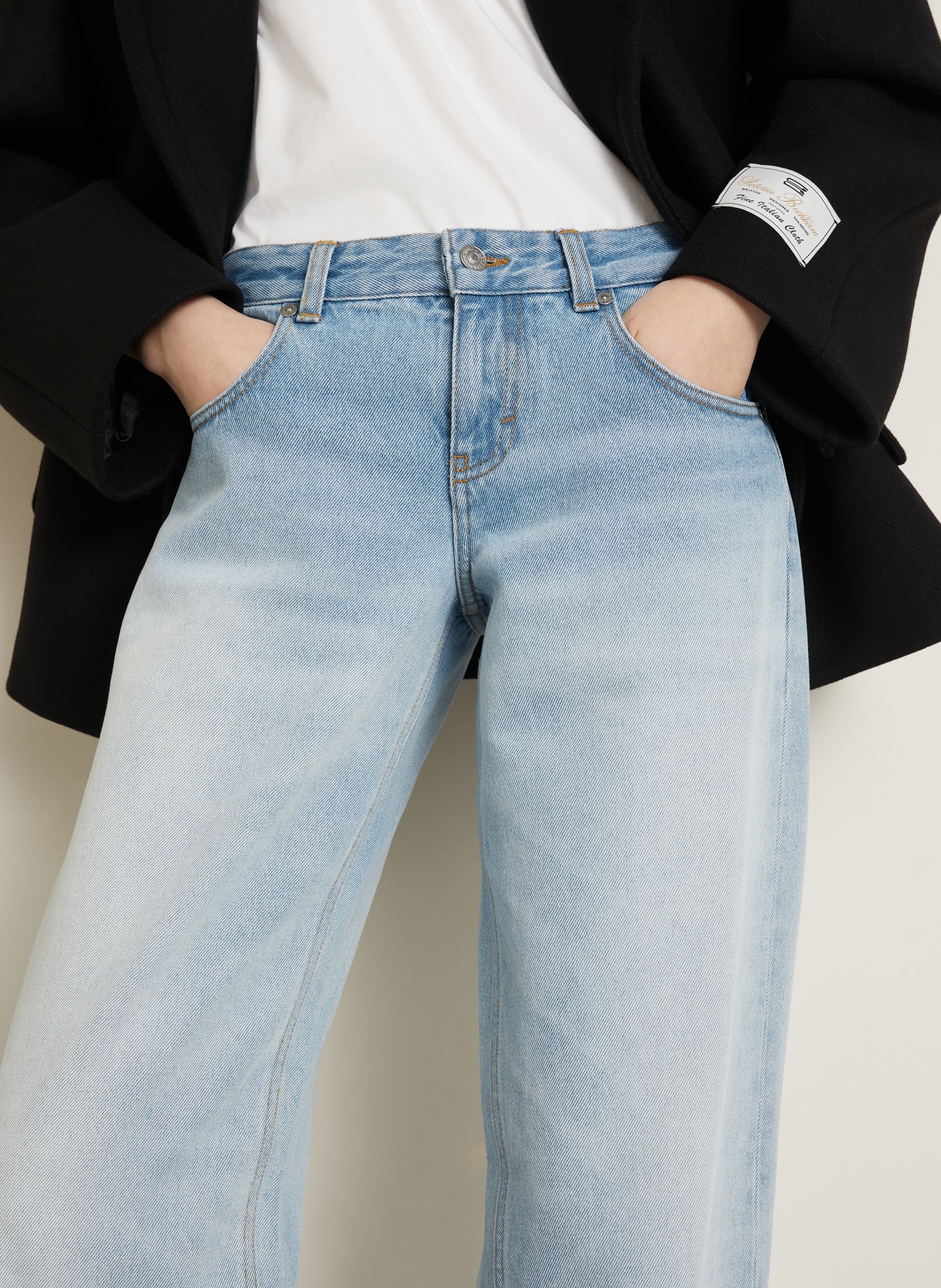 VICTORIA BECKHAM Straight Jeans HARPER: 8803 Heritage Blue