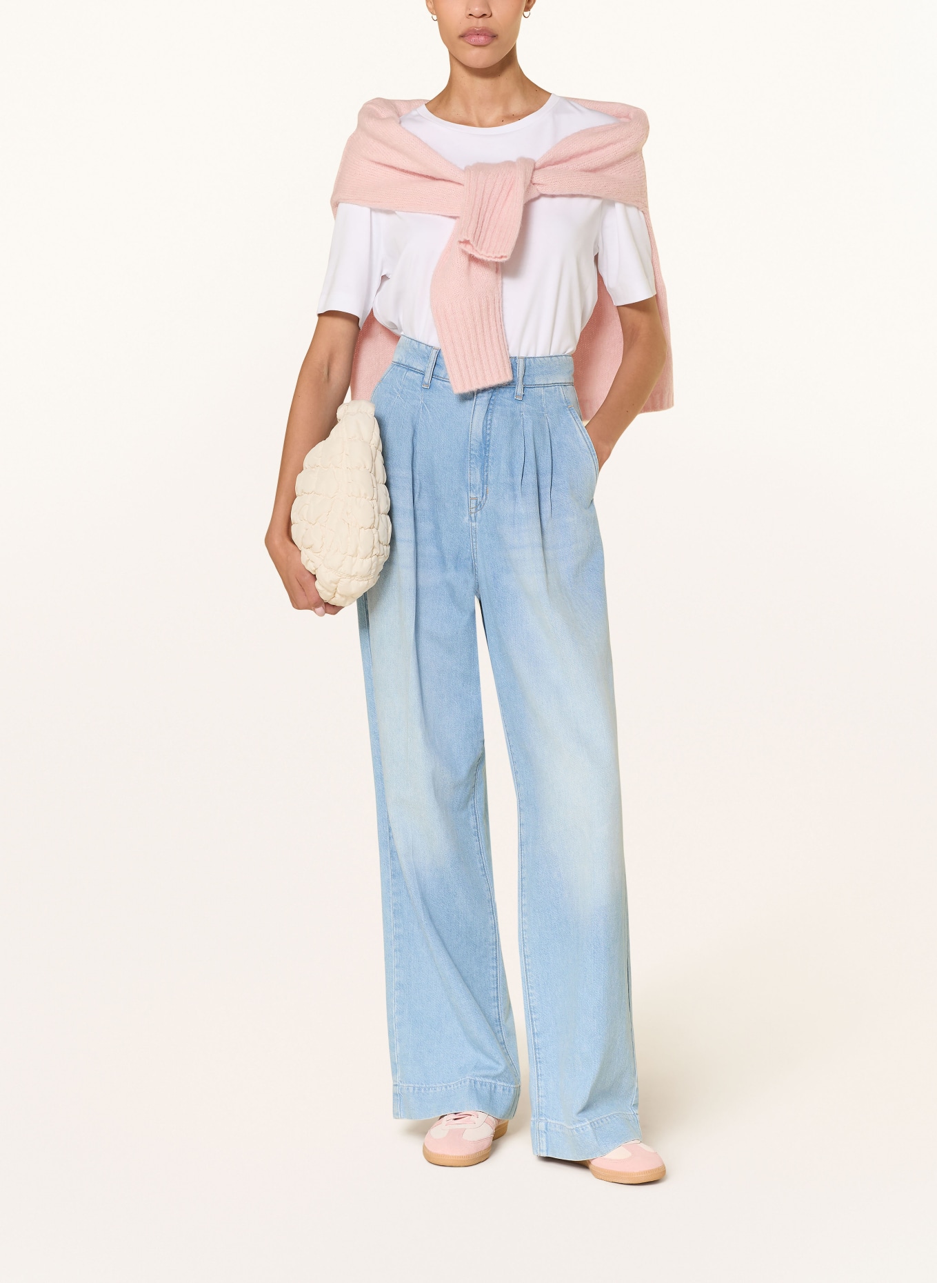 ROSSI Wide Leg Jeans NOA: 810 HELLBLAU