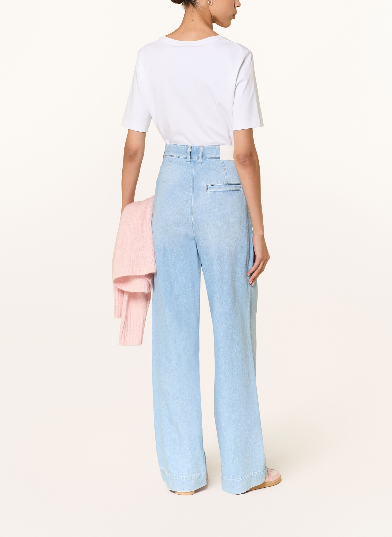 ROSSI Wide Leg Jeans NOA: 810 HELLBLAU