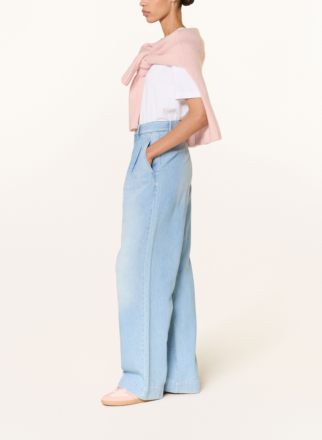 ROSSI Wide Leg Jeans NOA: 810 HELLBLAU