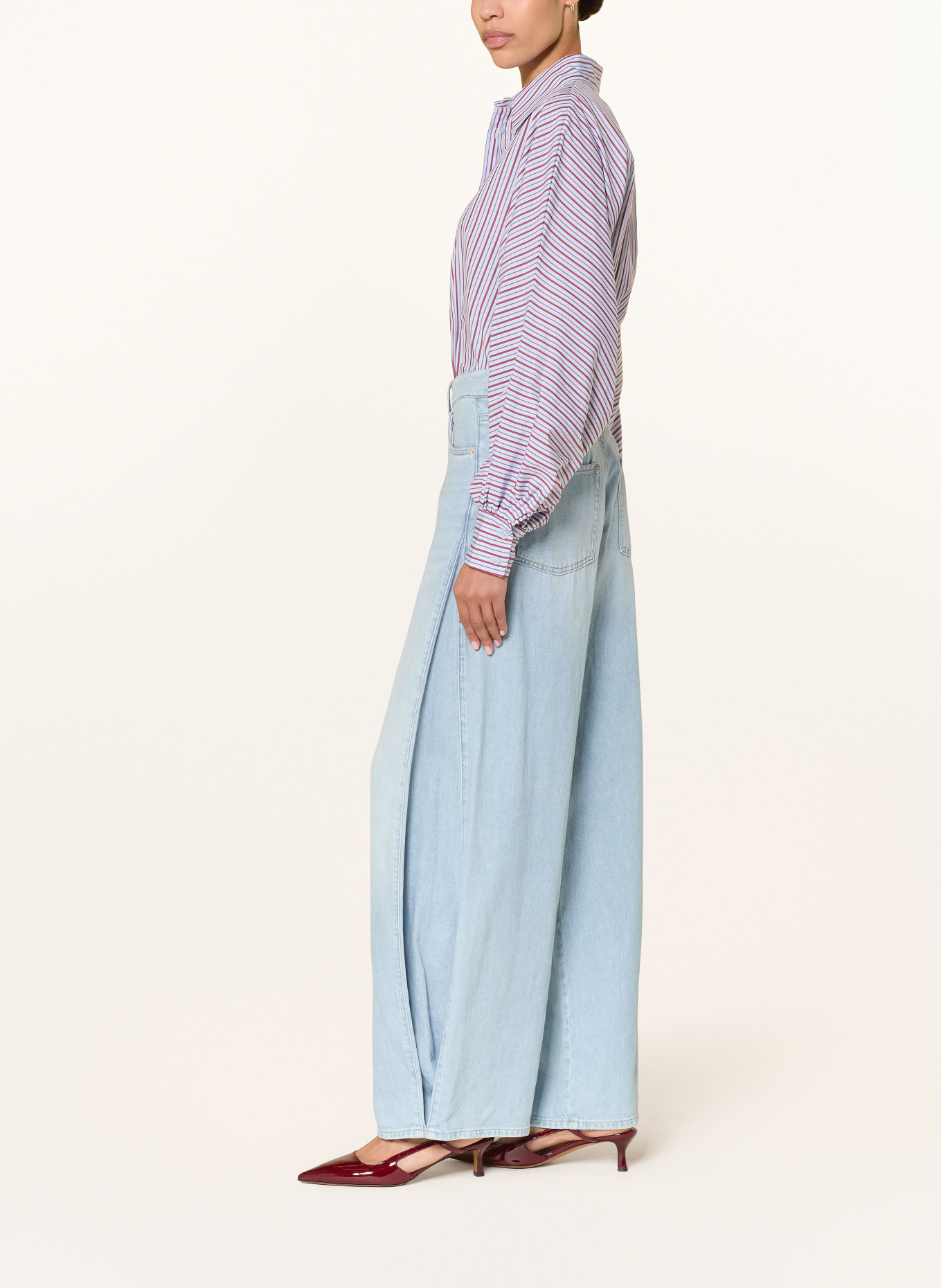 ROSSI Straight Jeans TAYRA: 810 HELLBLAU