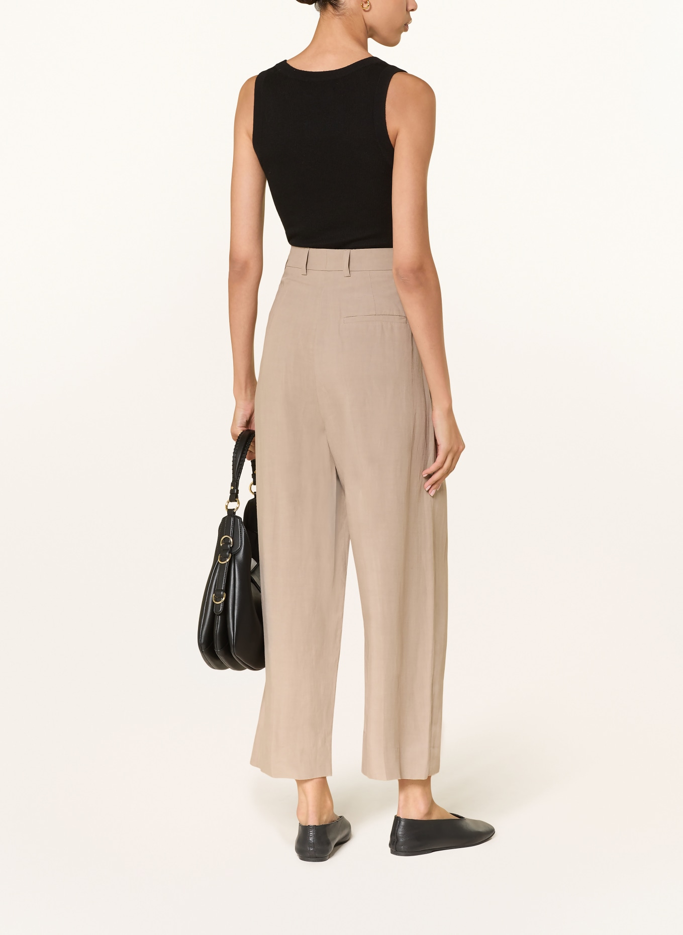 ROSSI Culotte NOA mit Leinen: TAUPE