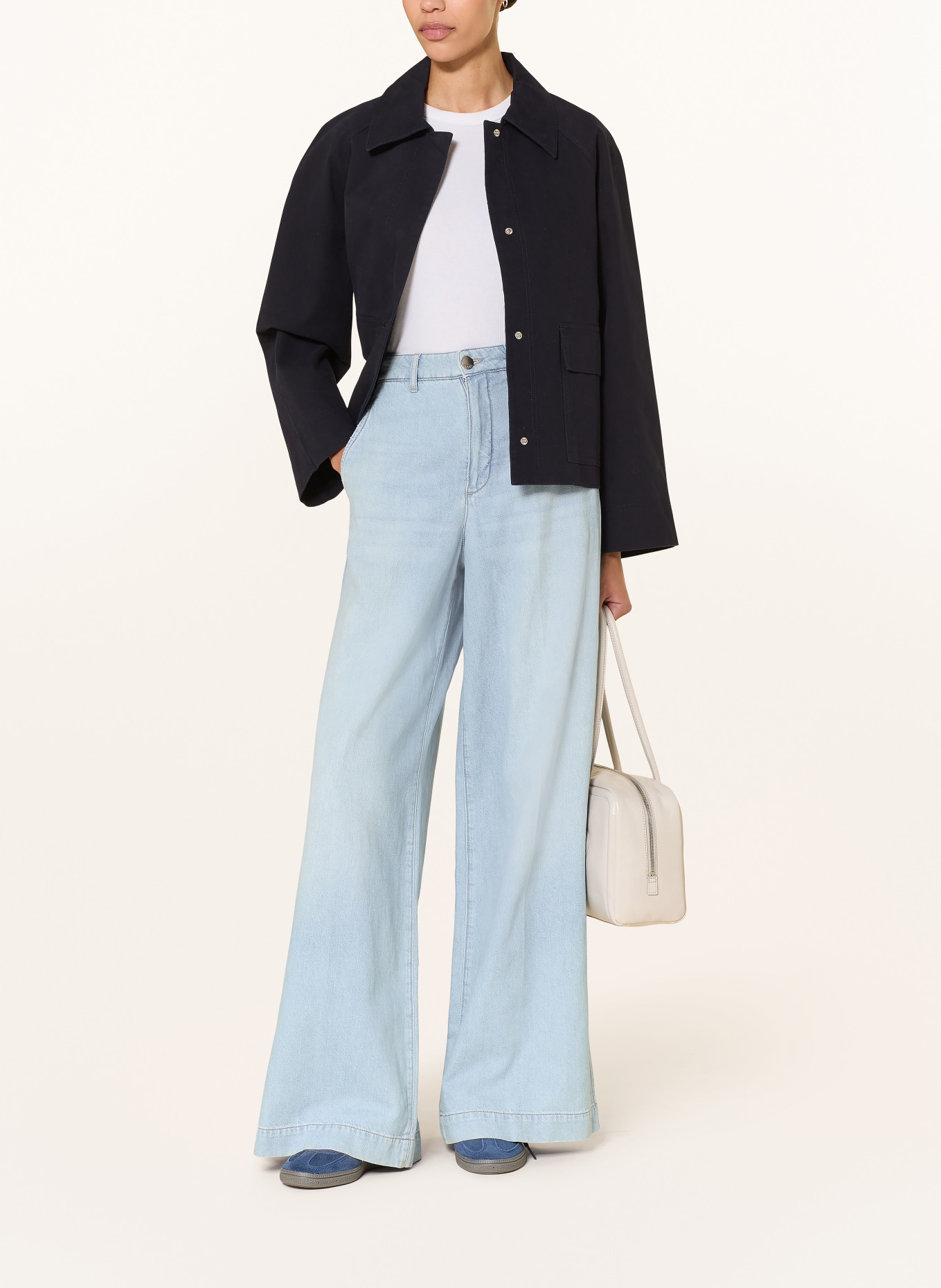 ROSSI Dżinsy z szerokimi nogawkami IVON: 810 HELLBLAU