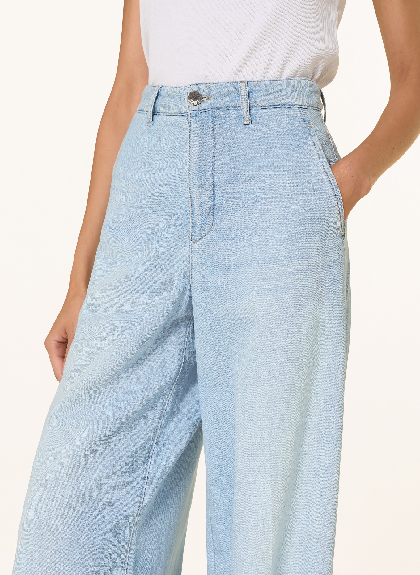 ROSSI Dżinsy z szerokimi nogawkami IVON: 810 HELLBLAU