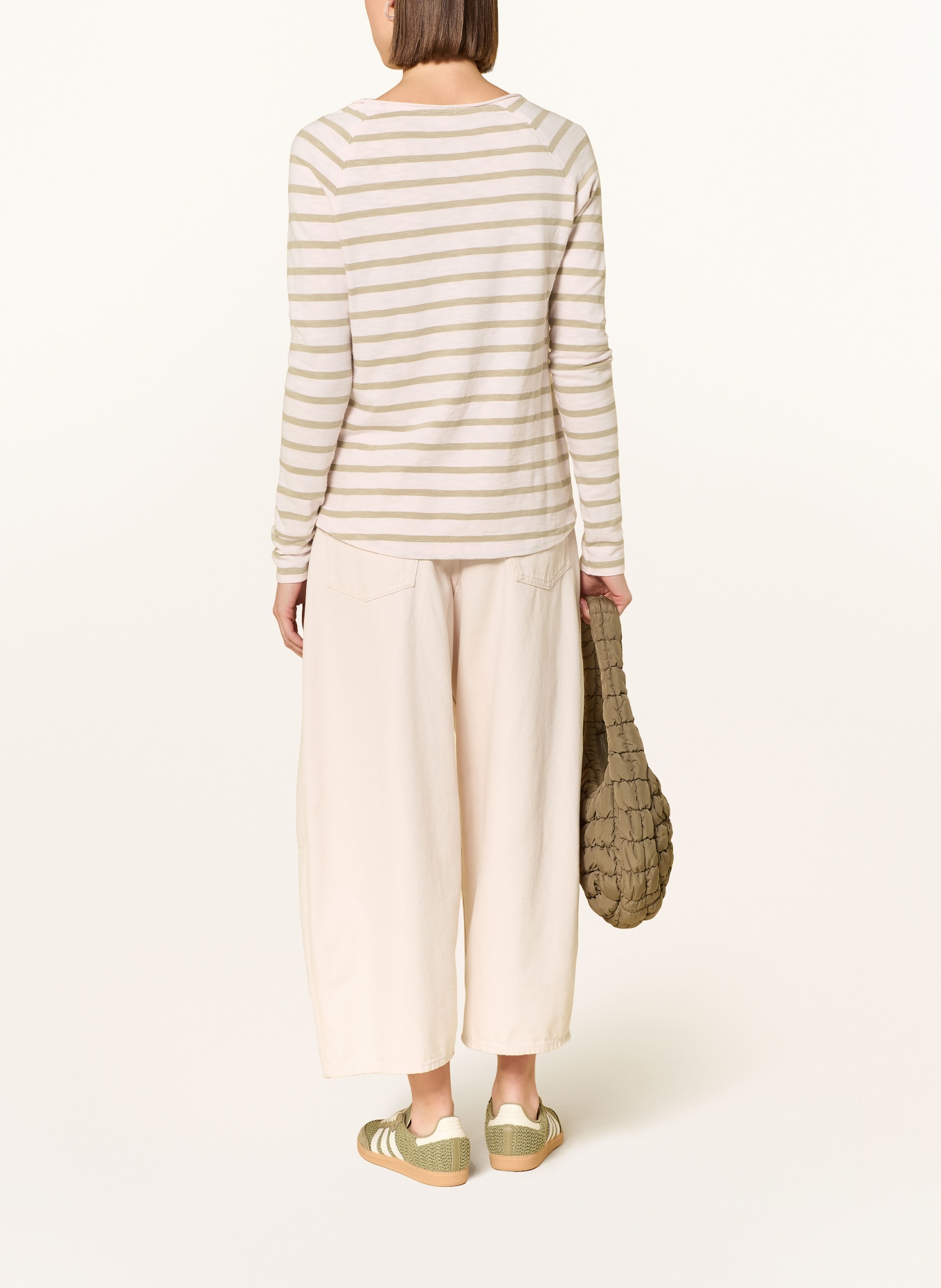 darling harbour Longsleeve: baby rose / taupe