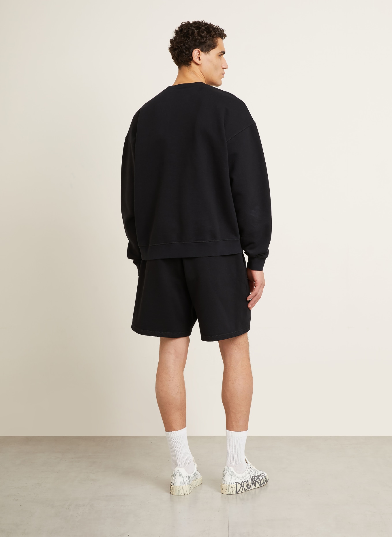 DSQUARED2 sweat shorts: BLACK