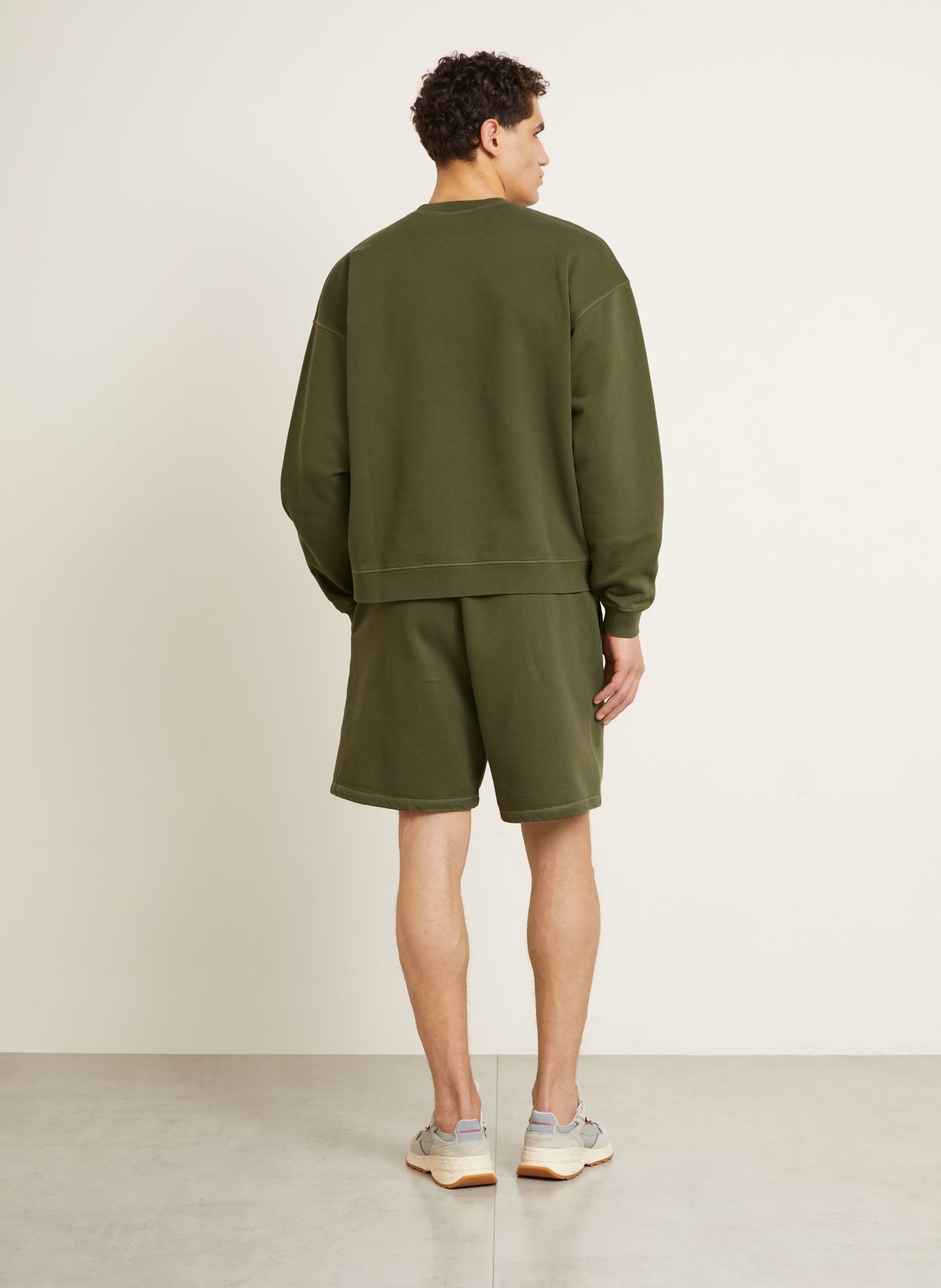 DSQUARED2 sweat shorts: OLIVE