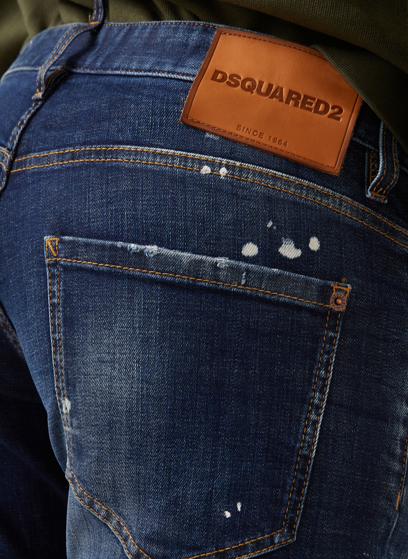 DSQUARED2 Jeans Slim Fit: 470 NAVY BLUE