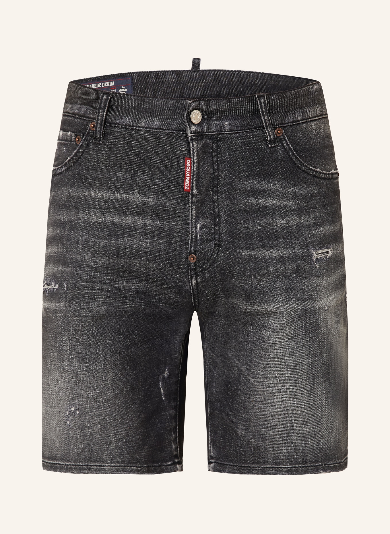 DSQUARED2 Jeansshorts: DUNKELGRAU