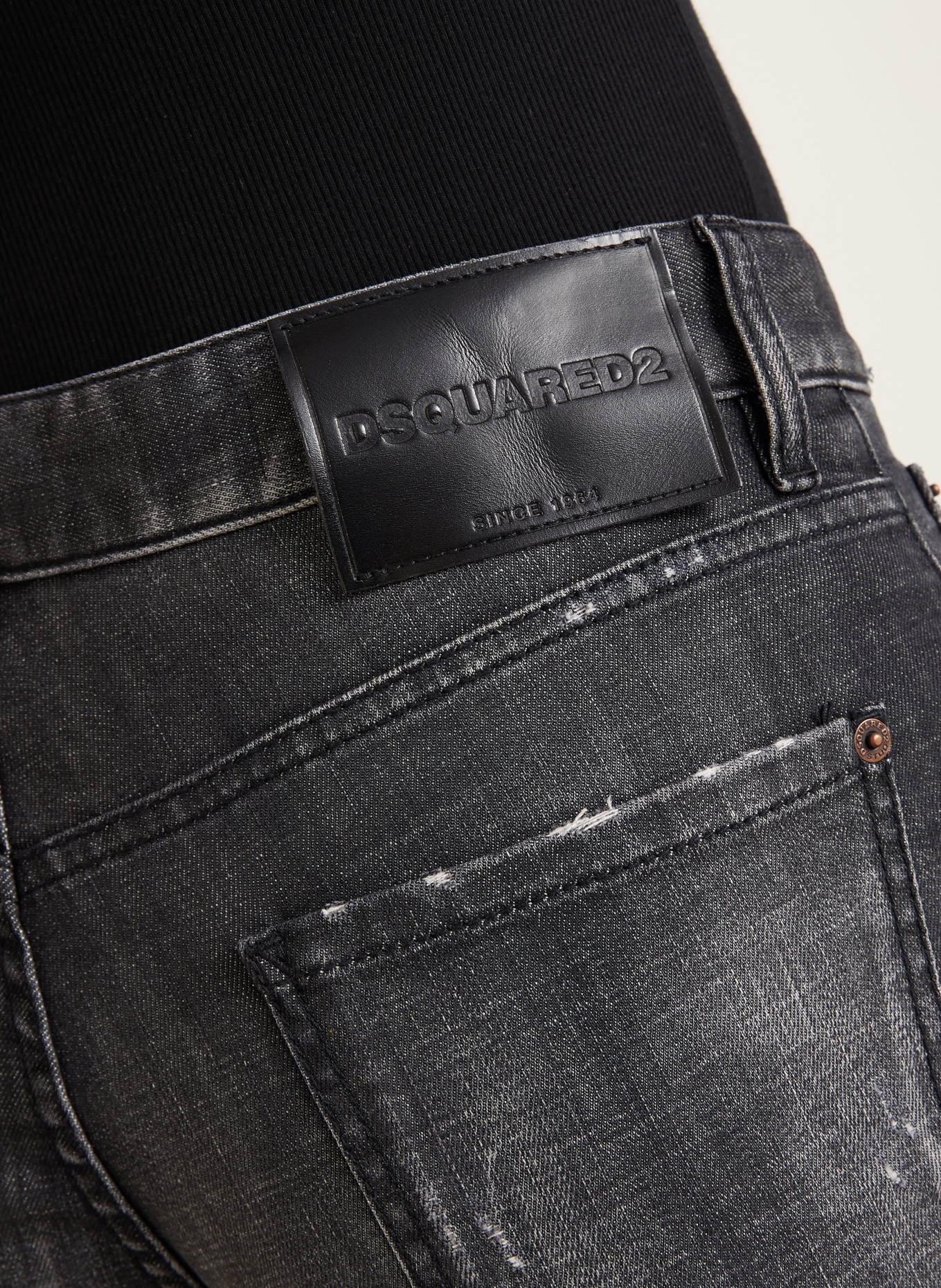 DSQUARED2 Jeansshorts: DUNKELGRAU