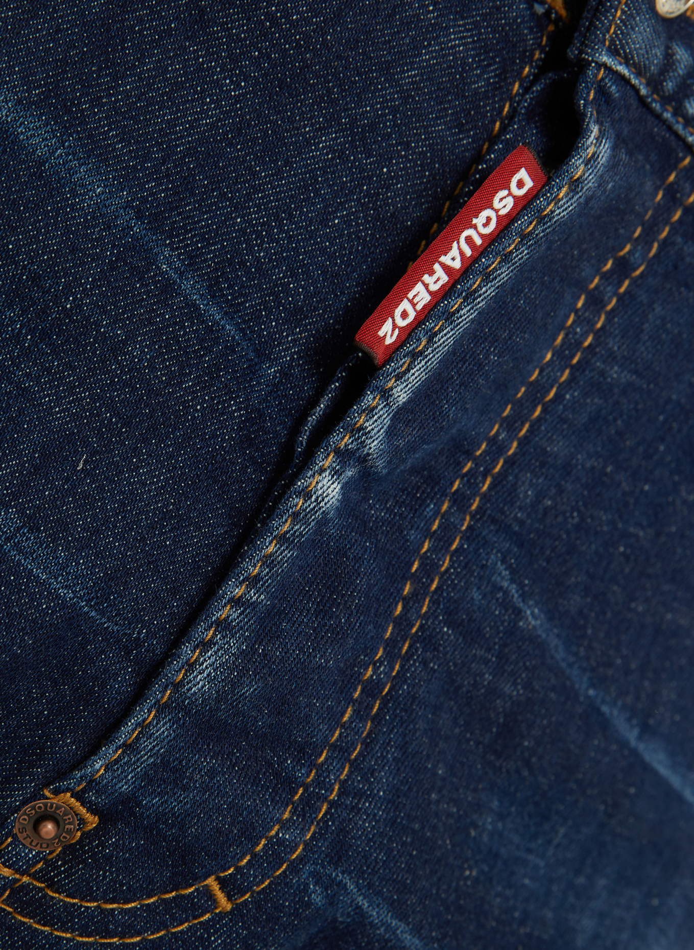 DSQUARED2 Jeans TEDDY Extra Slim Fit: 470 NAVY BLUE