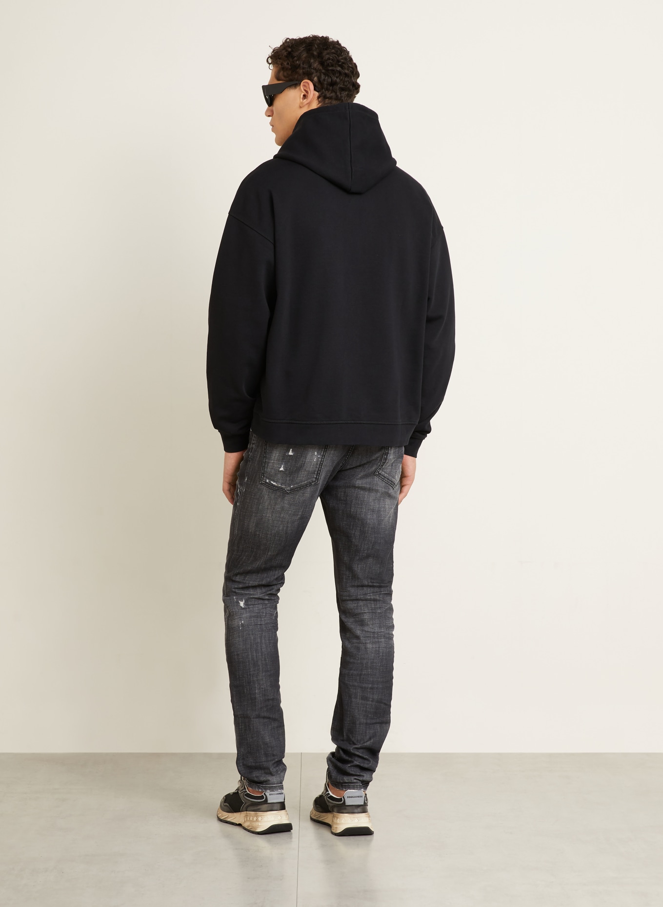 DSQUARED2 Jeans TEDDY Extra Slim Fit: 900 BLACK