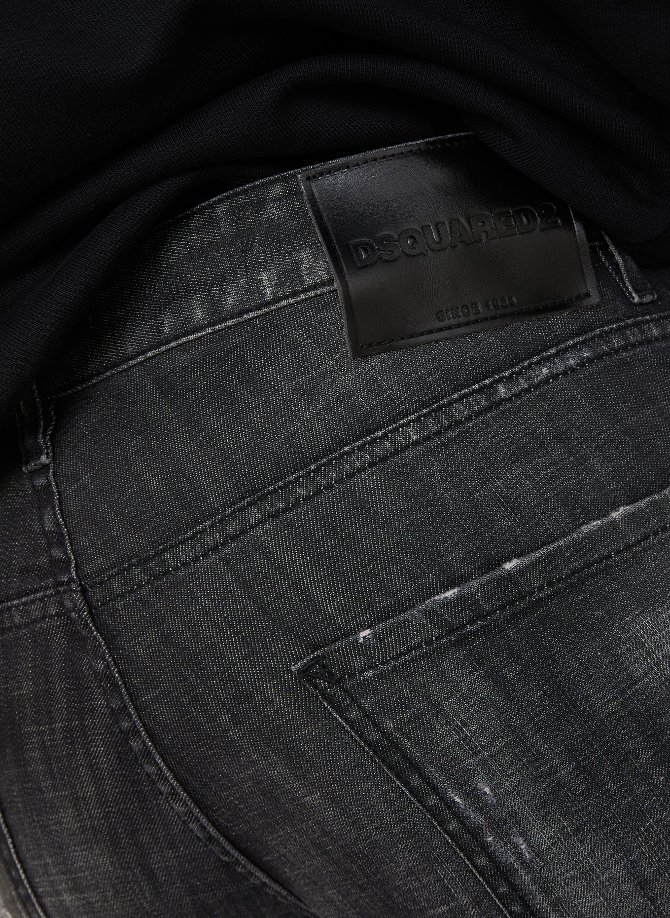 DSQUARED2 Jeans TEDDY Extra Slim Fit: 900 BLACK