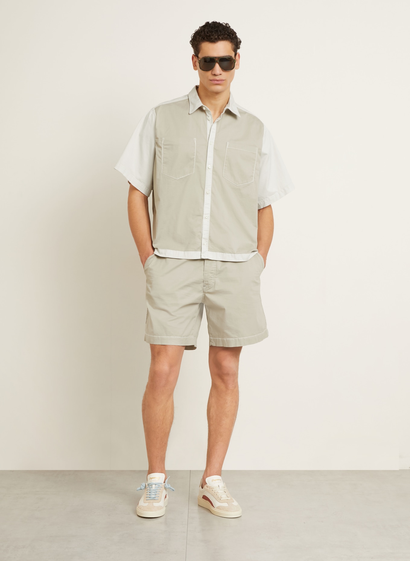 DSQUARED2 Shorts: BEIGE / ECRU