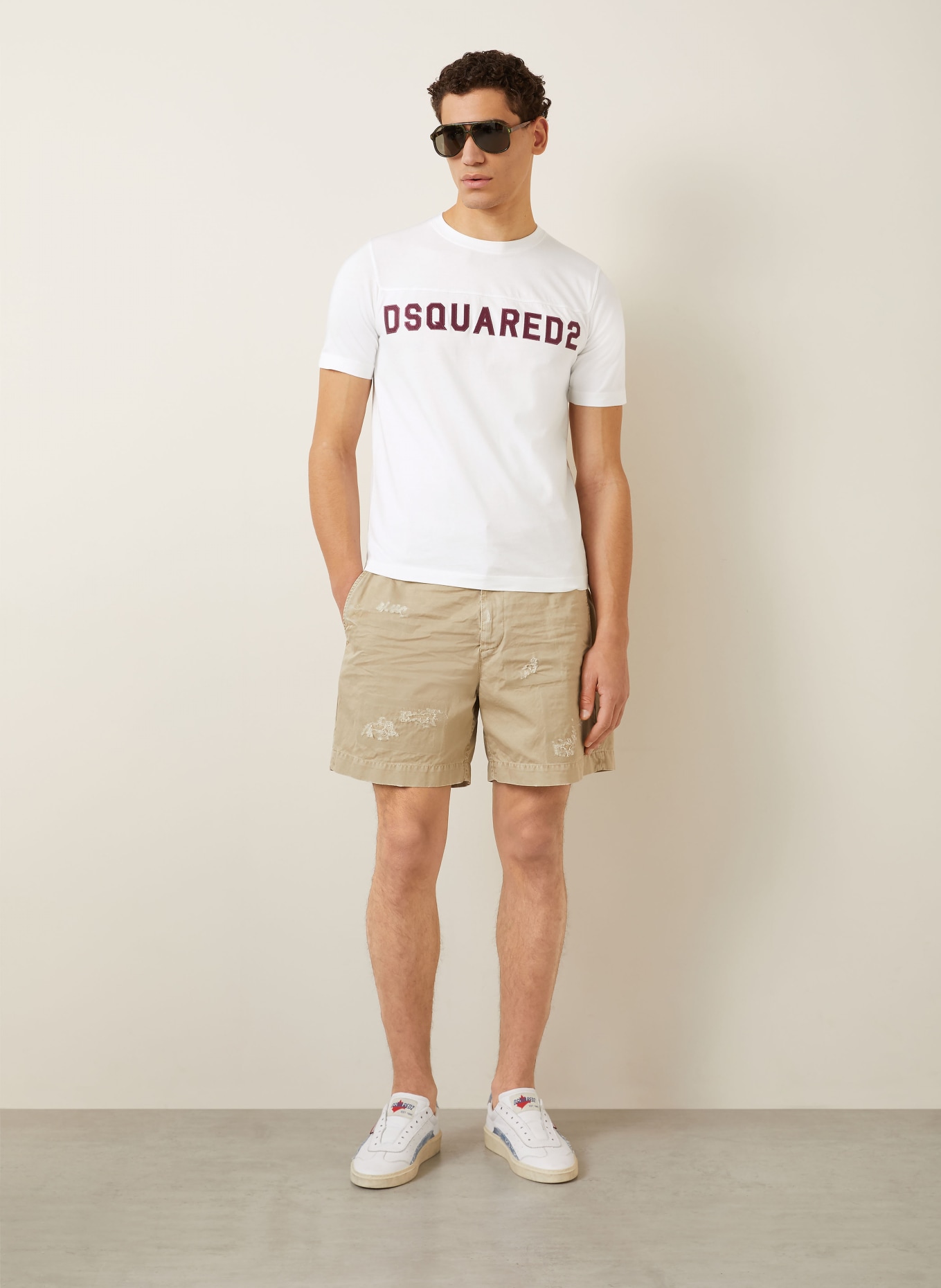 DSQUARED2 T-Shirt: WEISS