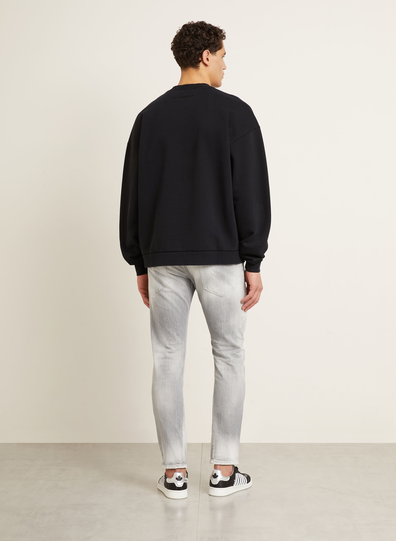 DSQUARED2 sweatshirt: BLACK