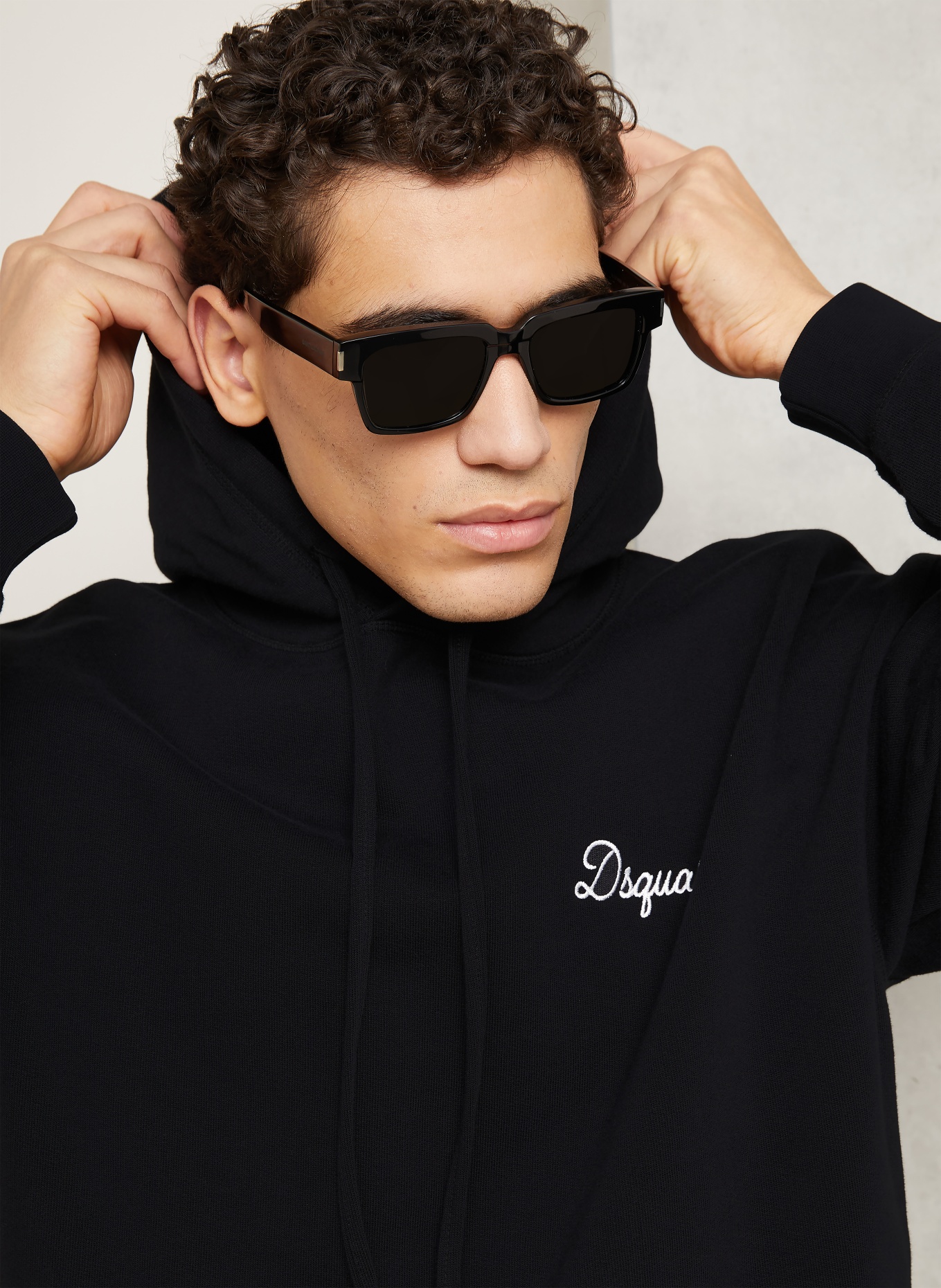 DSQUARED2 Hoodie: SCHWARZ