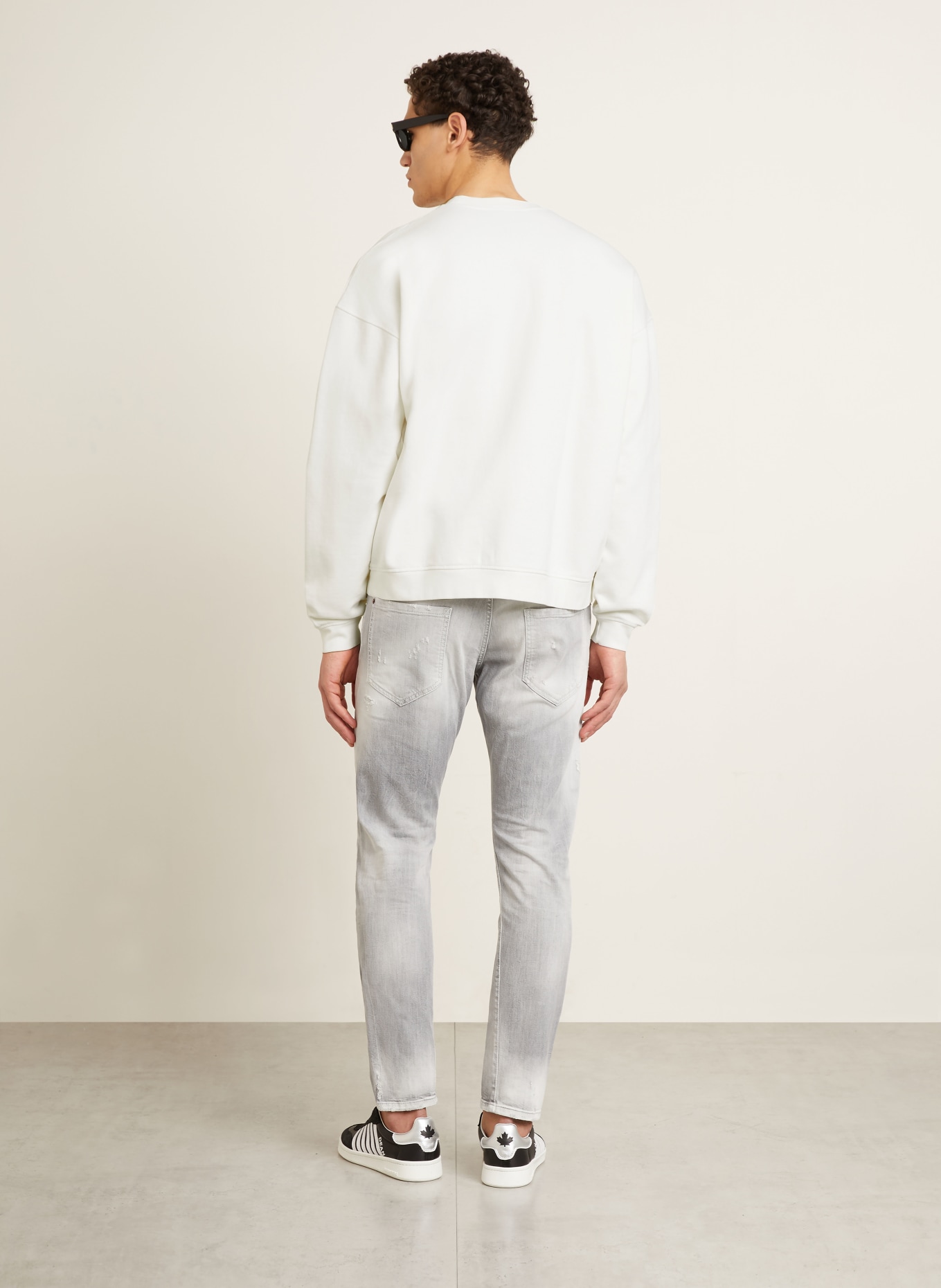 DSQUARED2 sweatshirt: WHITE