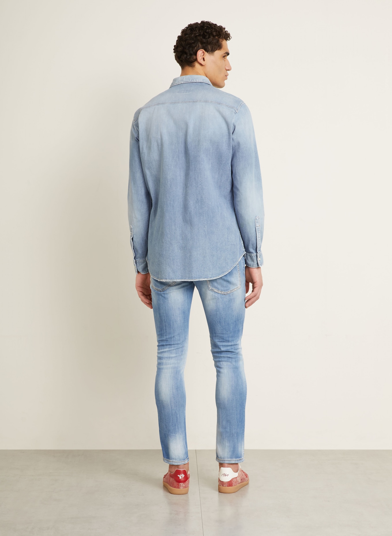 DSQUARED2 Jeanshemd Regular Fit: HELLBLAU