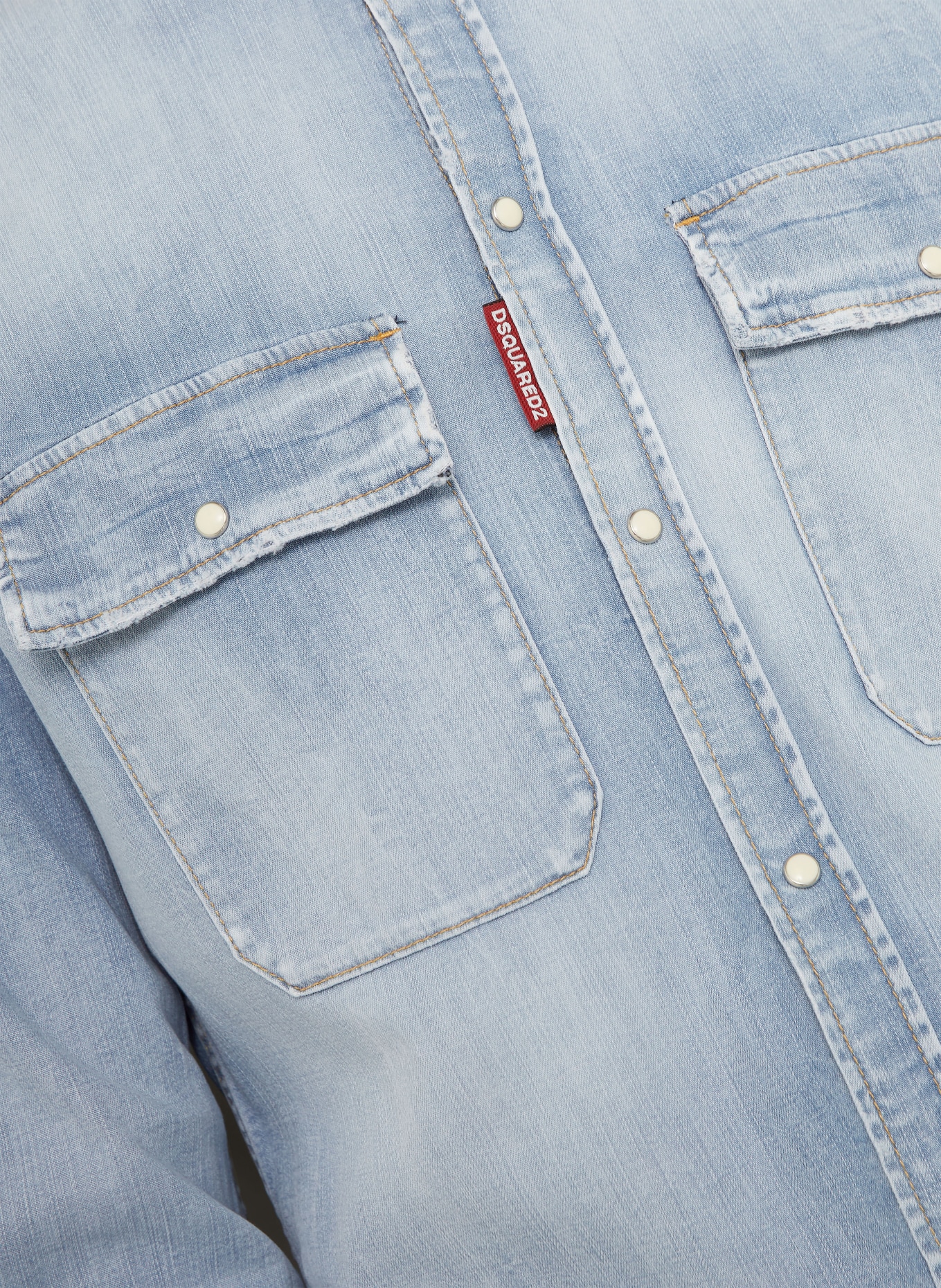 DSQUARED2 Jeanshemd Regular Fit: HELLBLAU